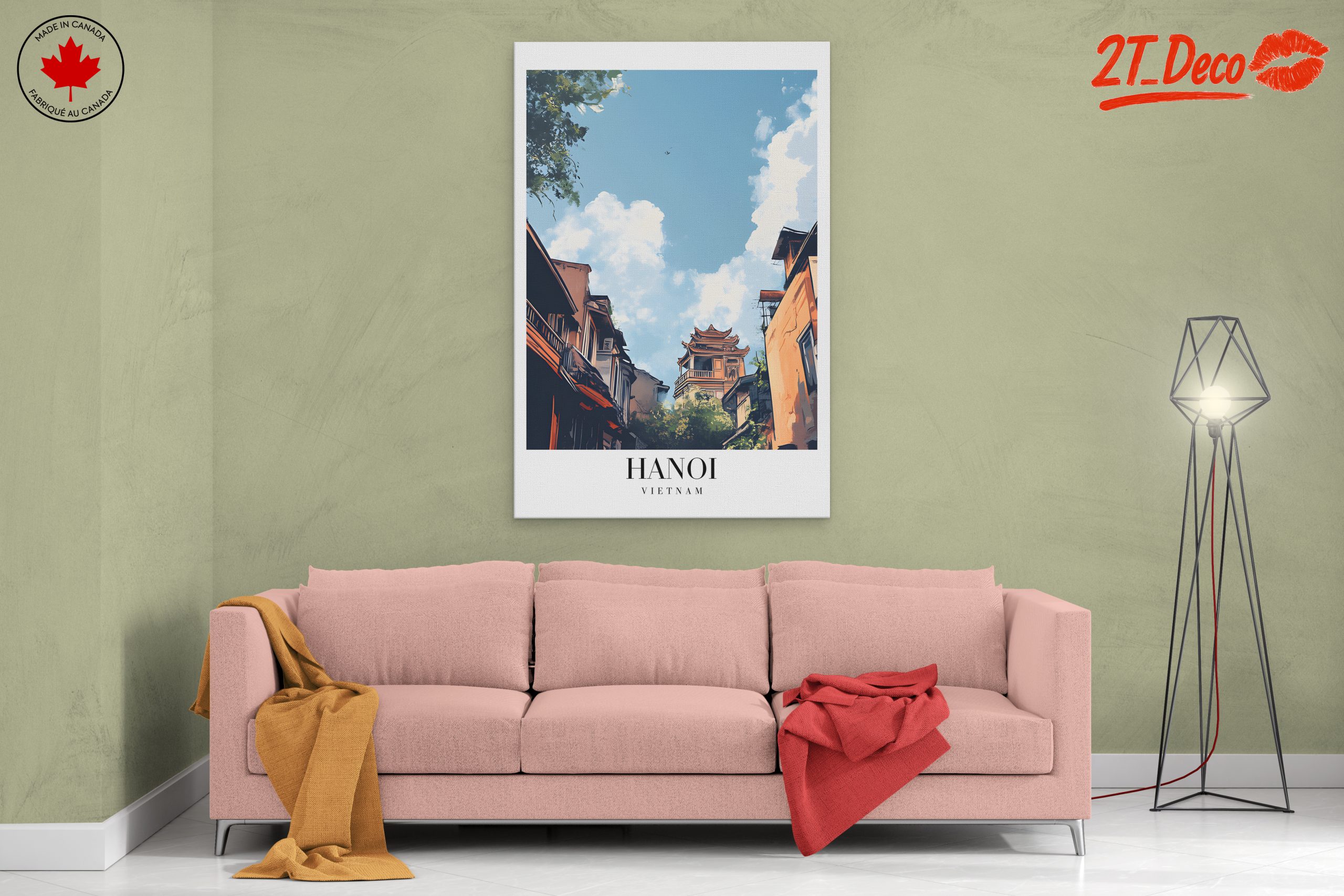 Hanoi Cityscape Art - Image 2