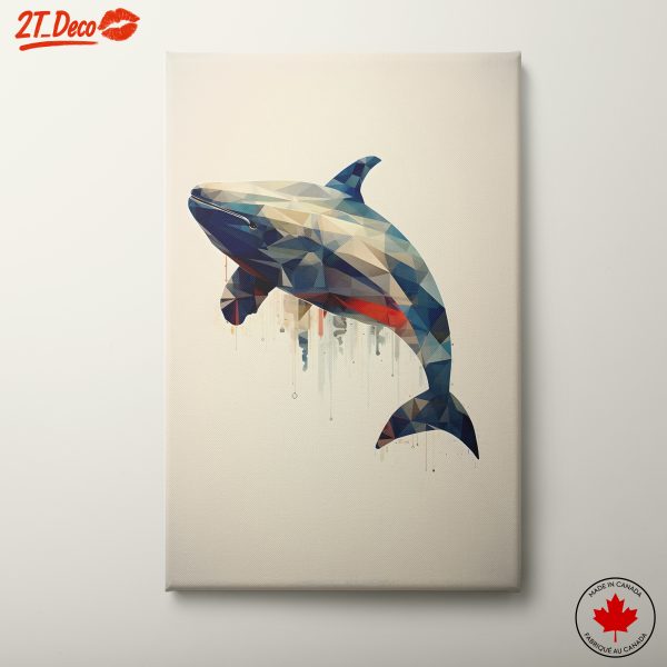 Stylized Abstract Marine Life Art 4