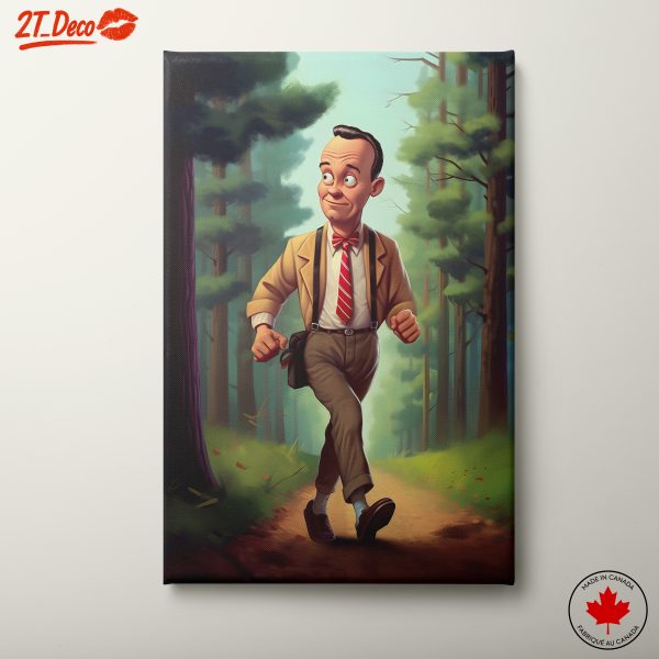 Stylized Animated Character in Forest