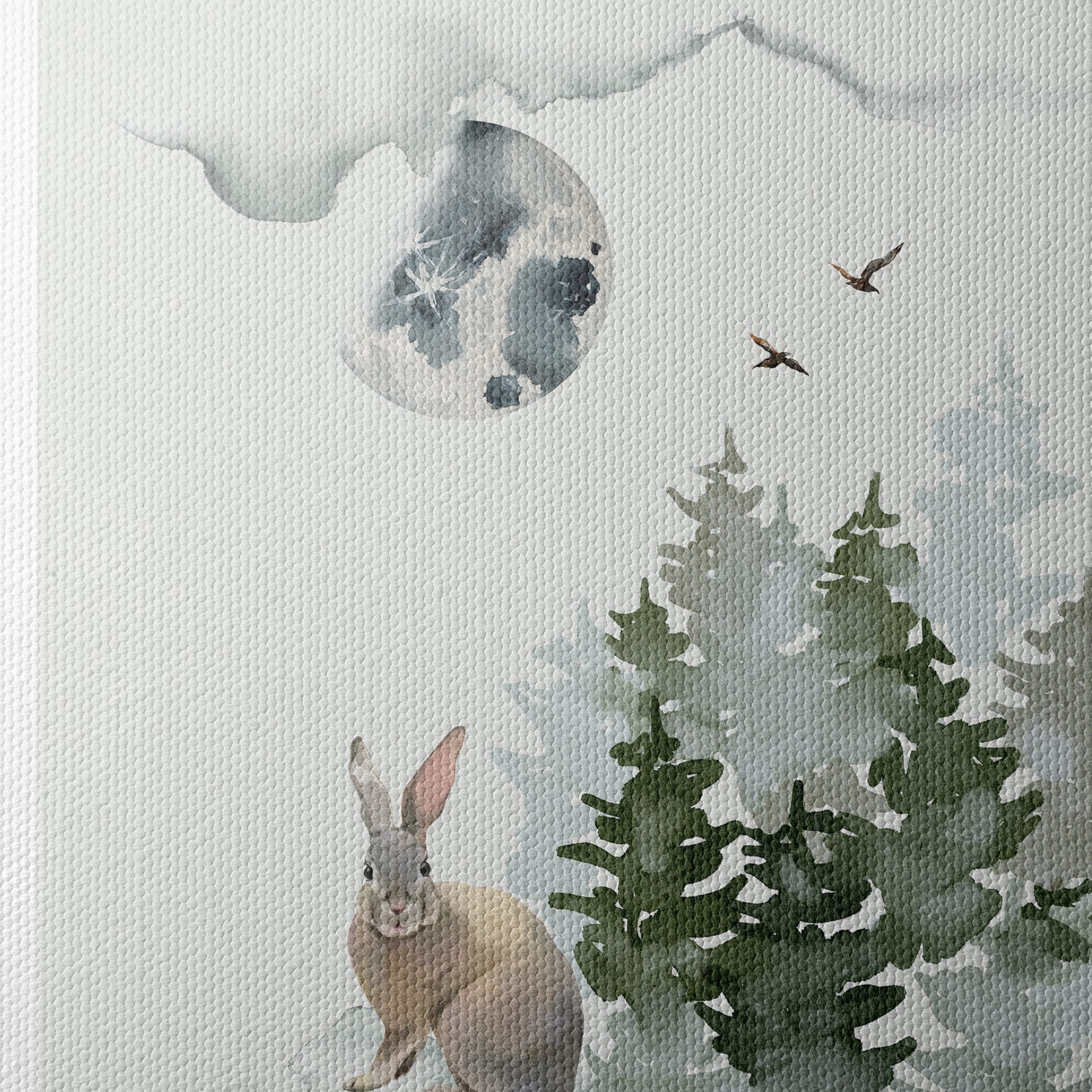Cozy Woodland Winter Story Art - Image 4