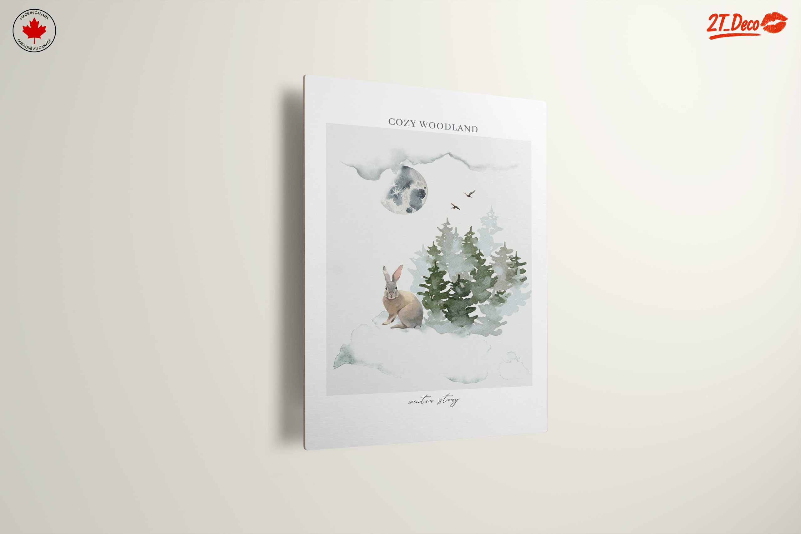 Cozy Woodland Winter Story Art - Image 13