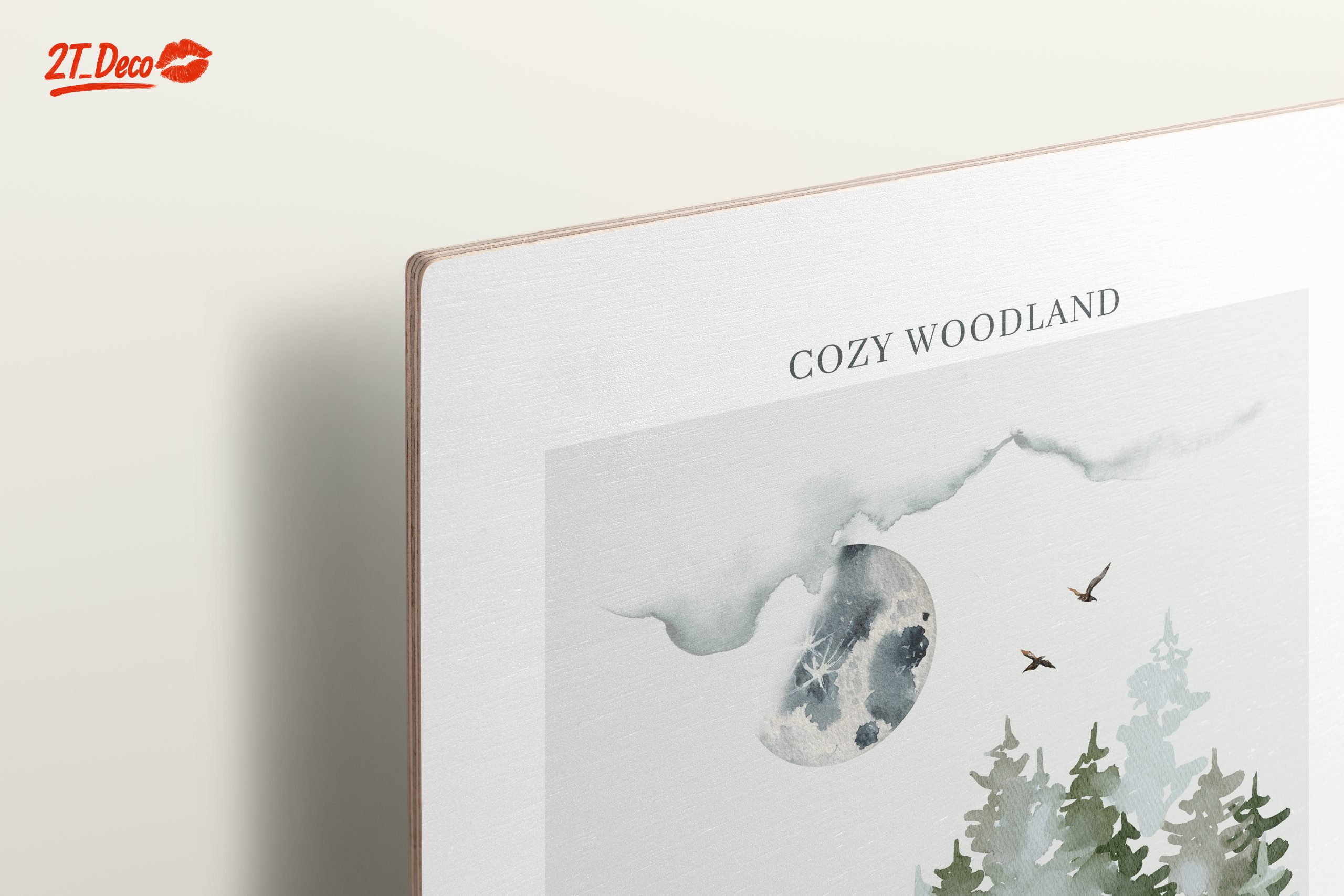 Cozy Woodland Winter Story Art - Image 15