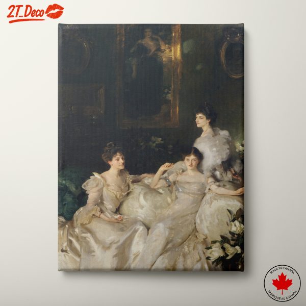 Elegant Portrait of Three Women in Classic Style
