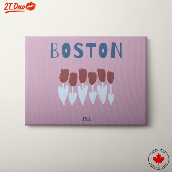 Stylized Floral Art of Boston