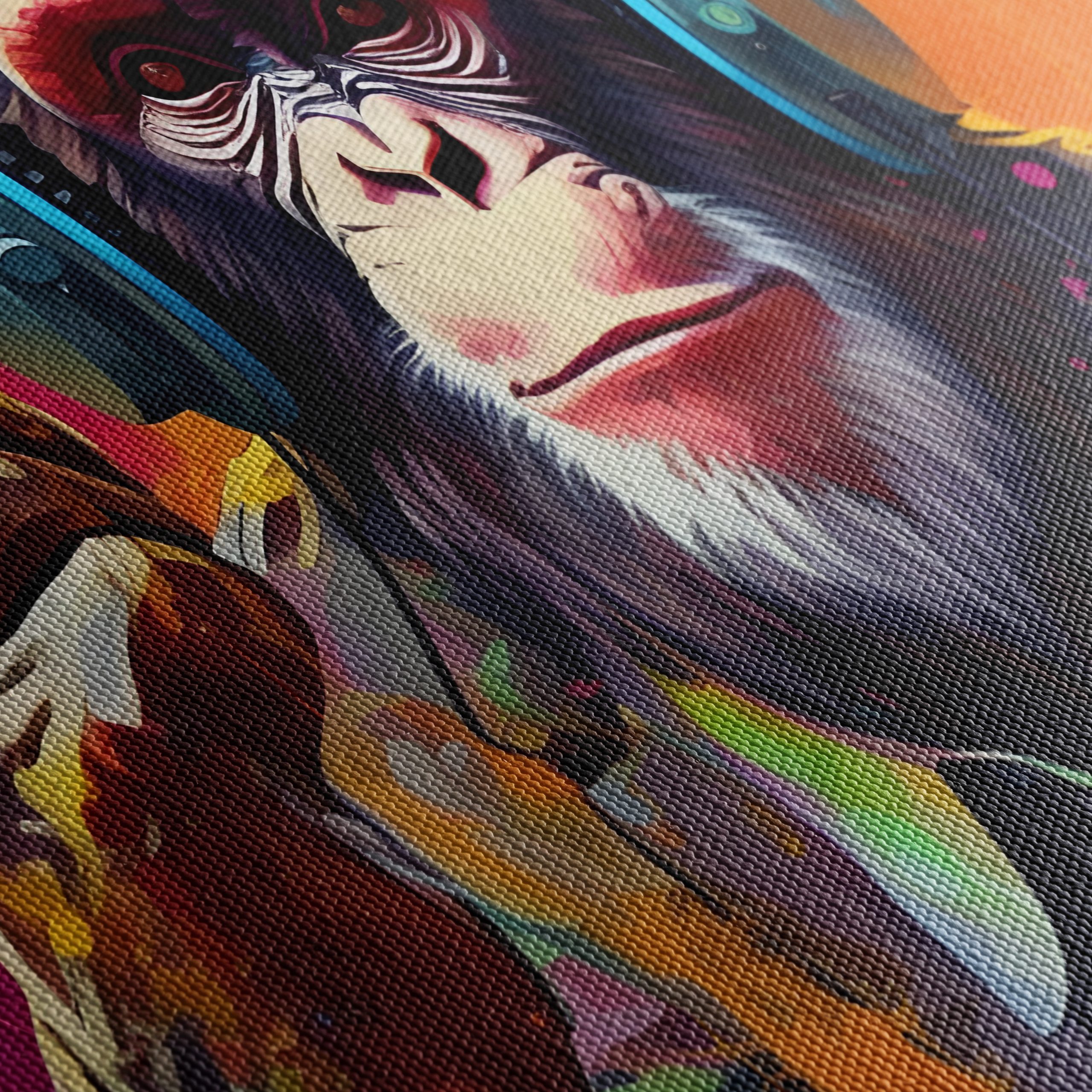 Colorful Musical Animal Artwork Featuring a Monkey - Image 5
