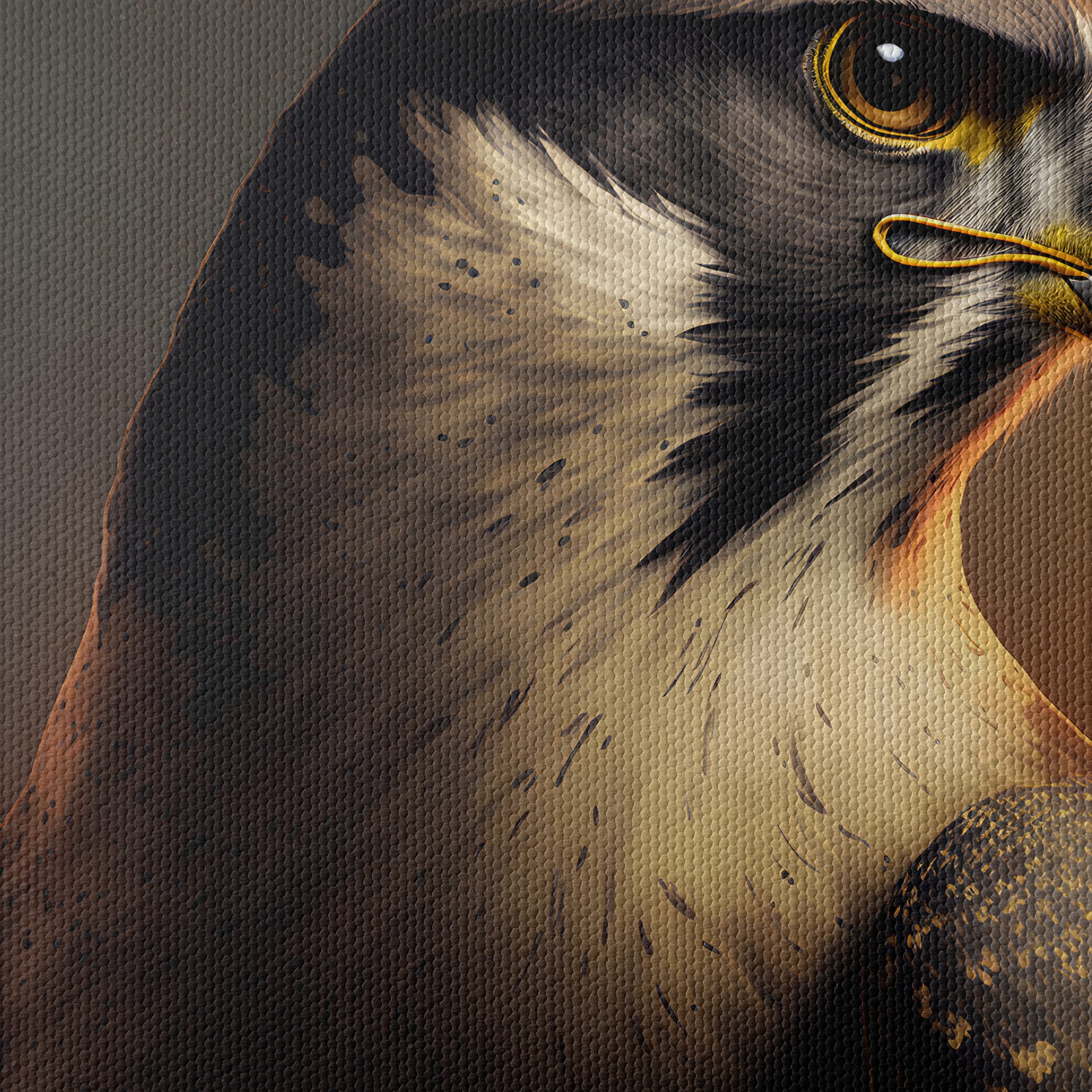 Majestic Portrait of a Hawk - Image 4