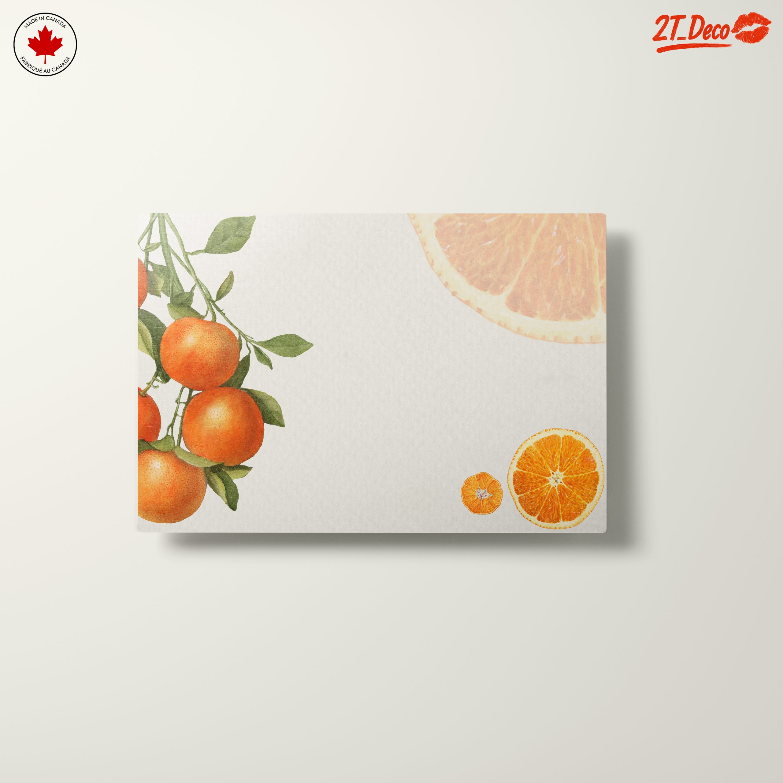 Beautiful Abstract Orange Fruit Art - Image 10