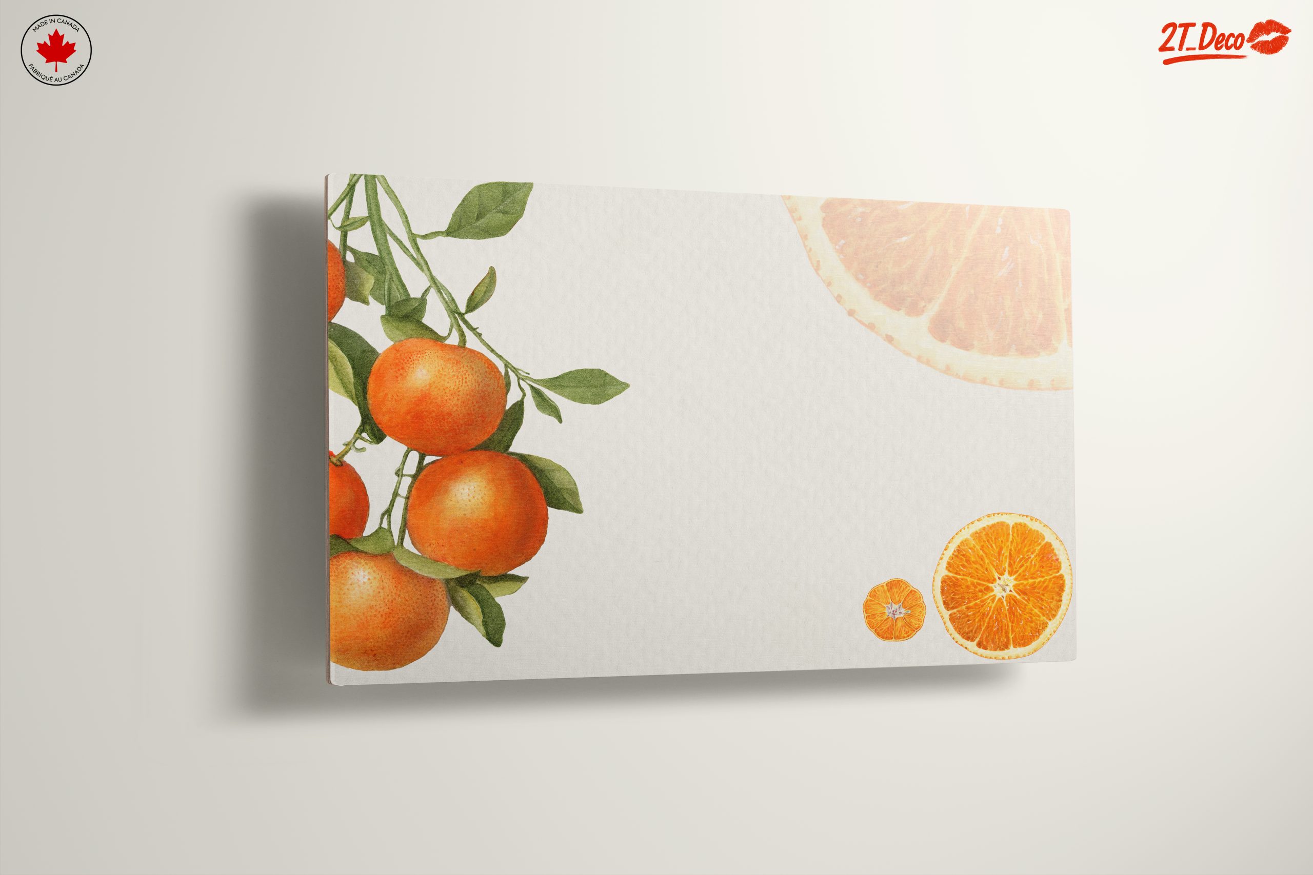 Beautiful Abstract Orange Fruit Art - Image 13