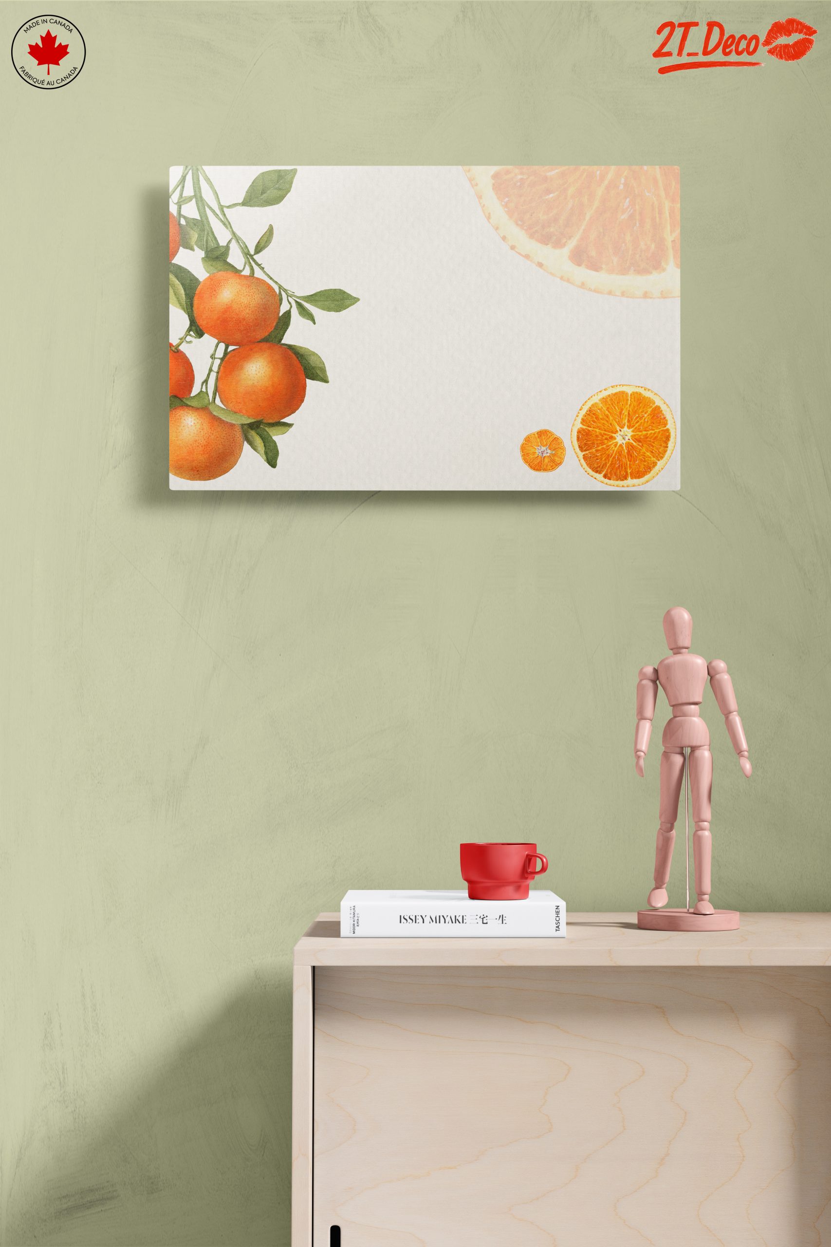Beautiful Abstract Orange Fruit Art - Image 14