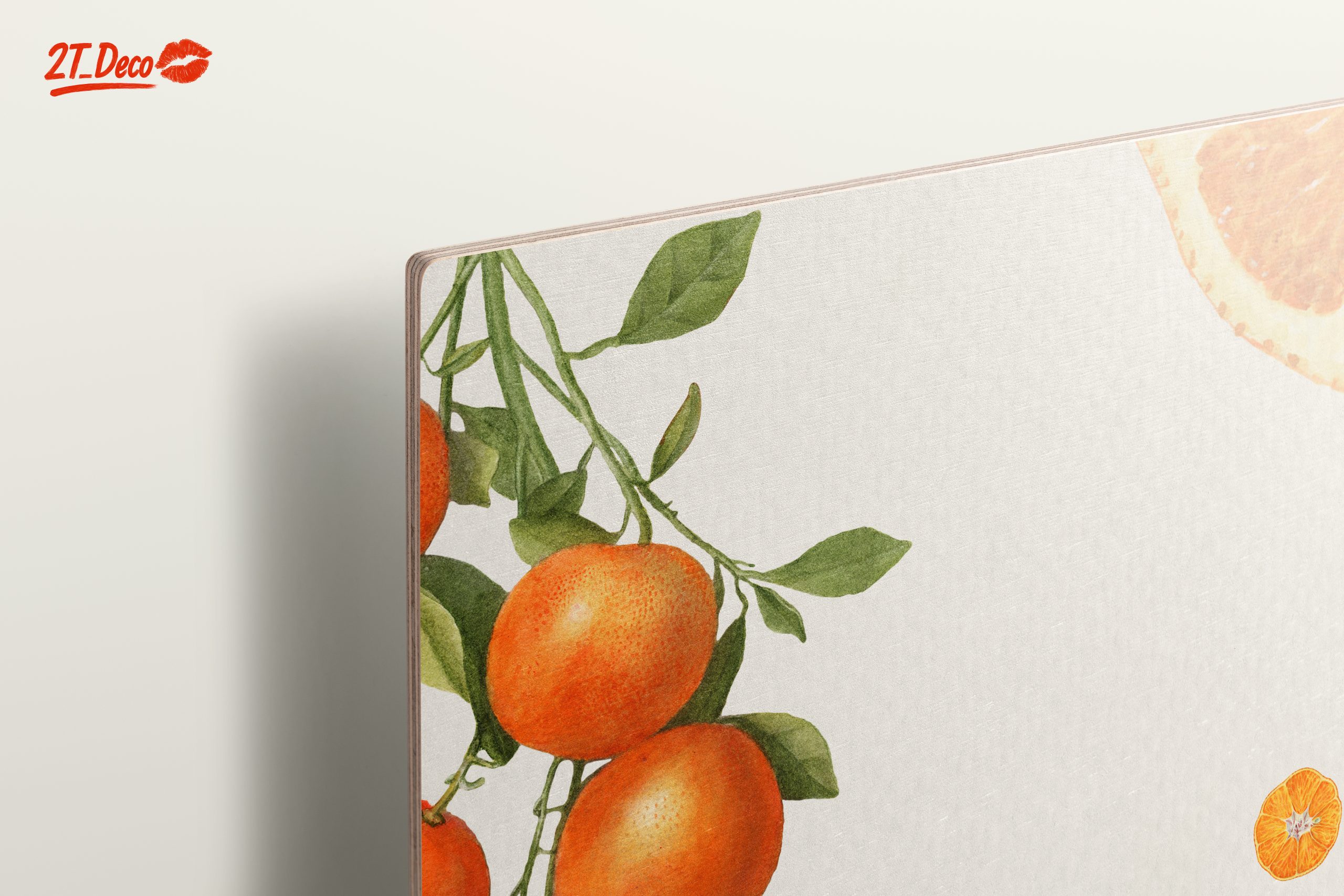 Beautiful Abstract Orange Fruit Art - Image 15