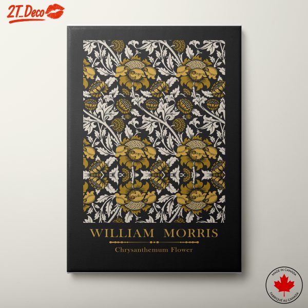 William Morris Chrysanthemum Flower Art