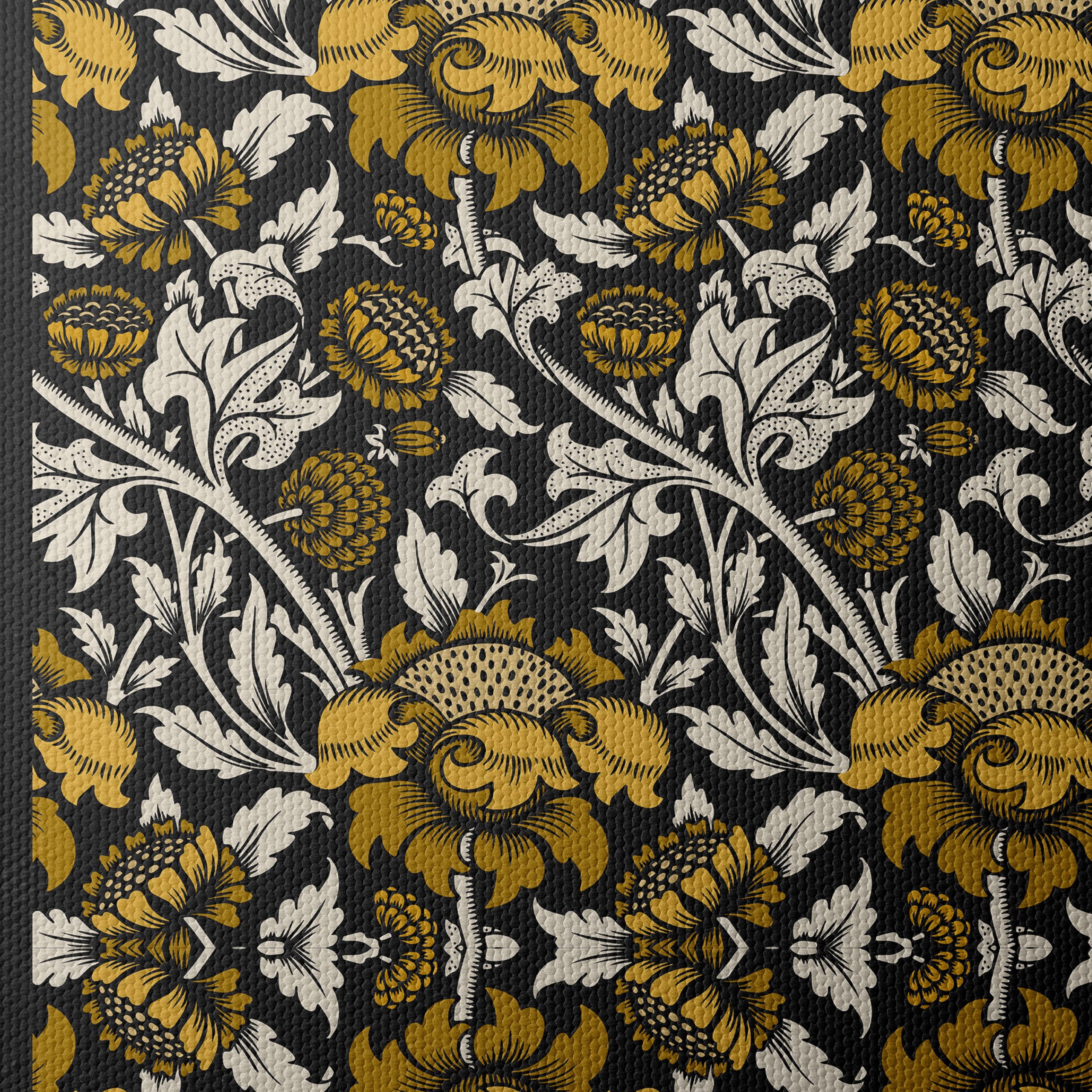 William Morris Chrysanthemum Flower Art - Image 4