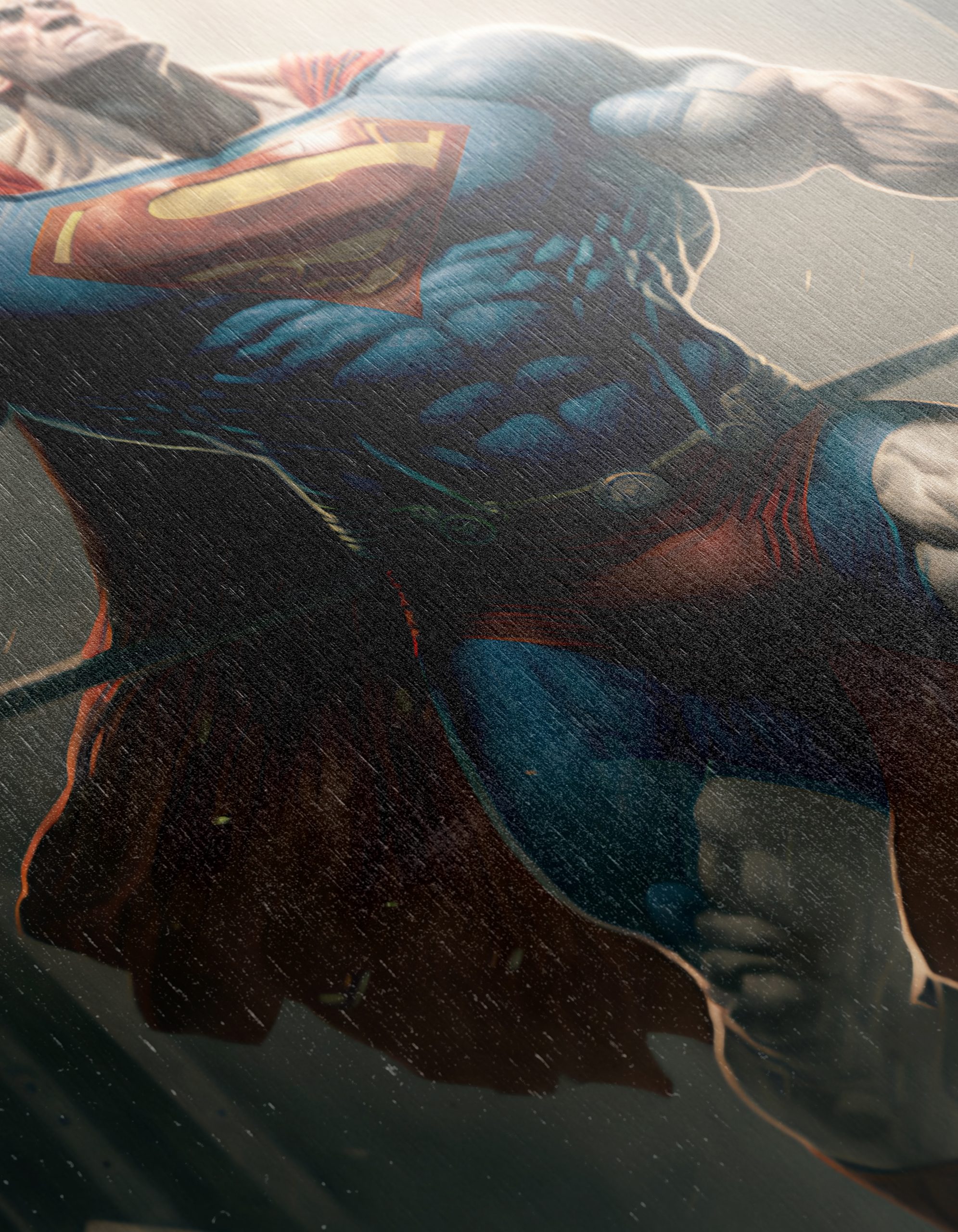 Superman Lifting Weights Art - Image 12