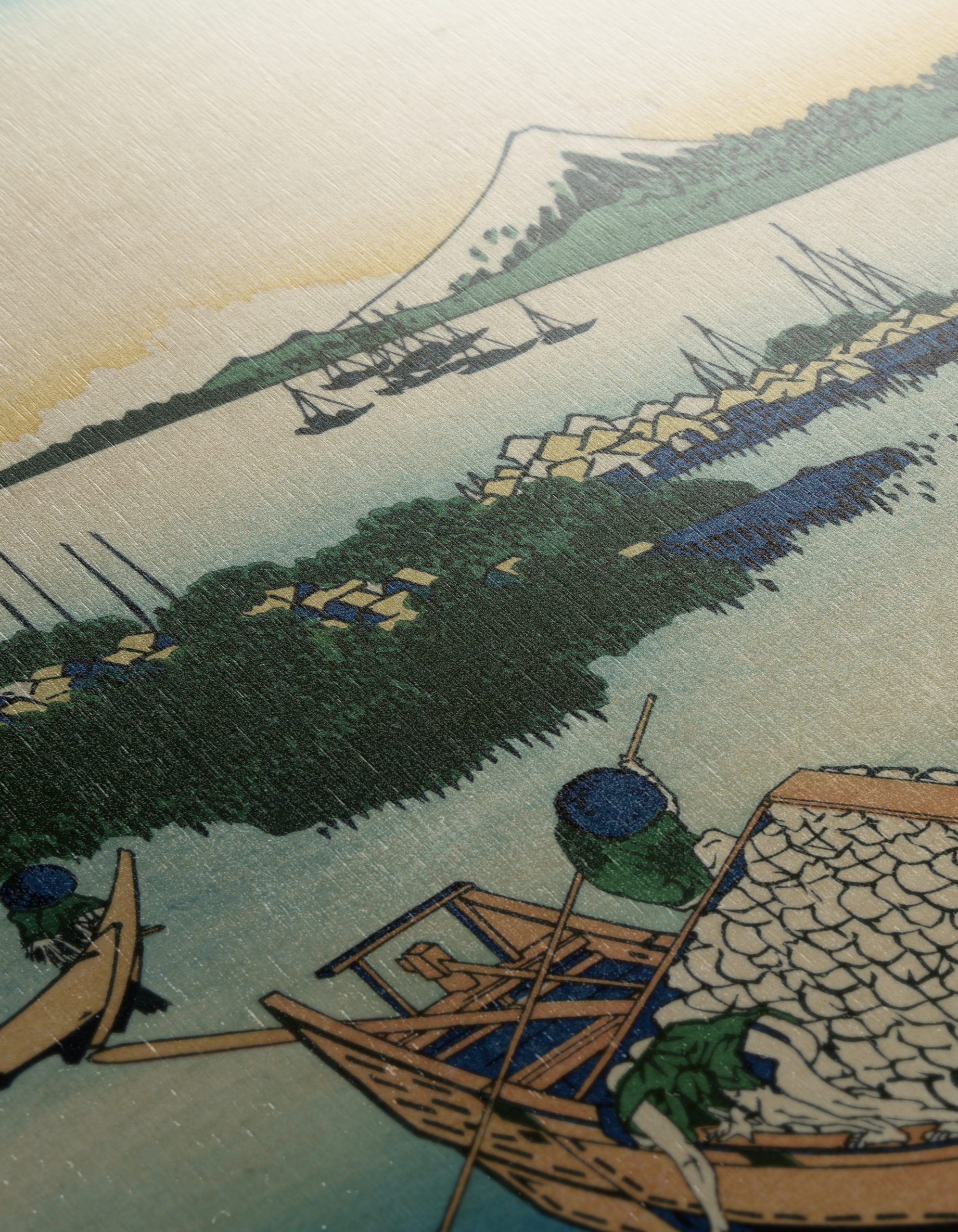 Traditional Japanese Landscape with Boats - Image 12
