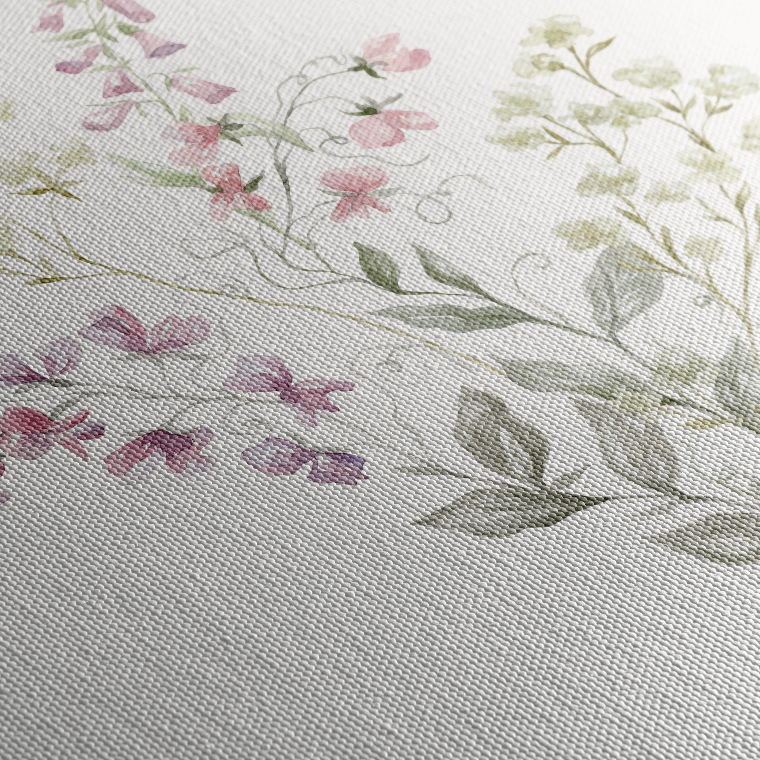 Delicate Botanical Illustrations of Flowering Plants - Image 5