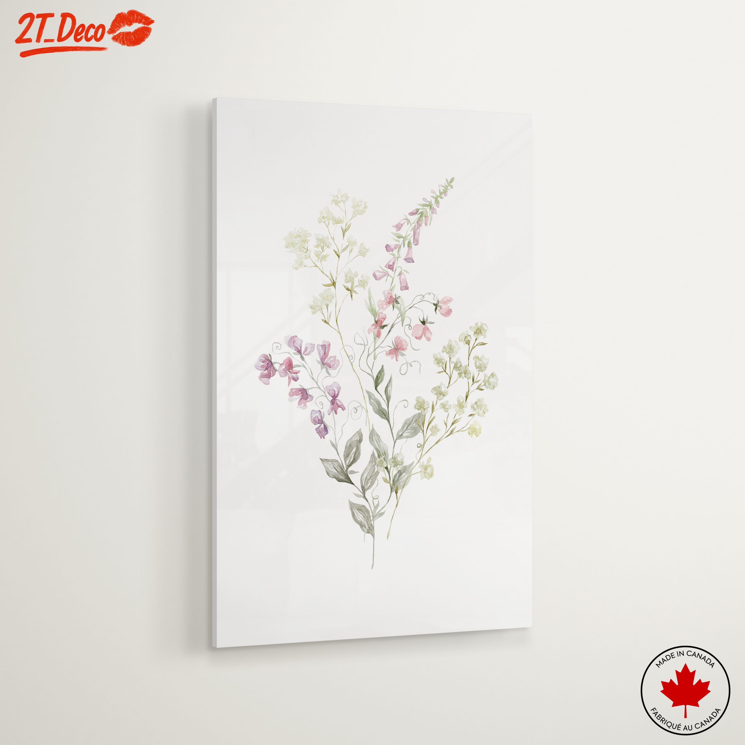 Delicate Botanical Illustrations of Flowering Plants - Image 6
