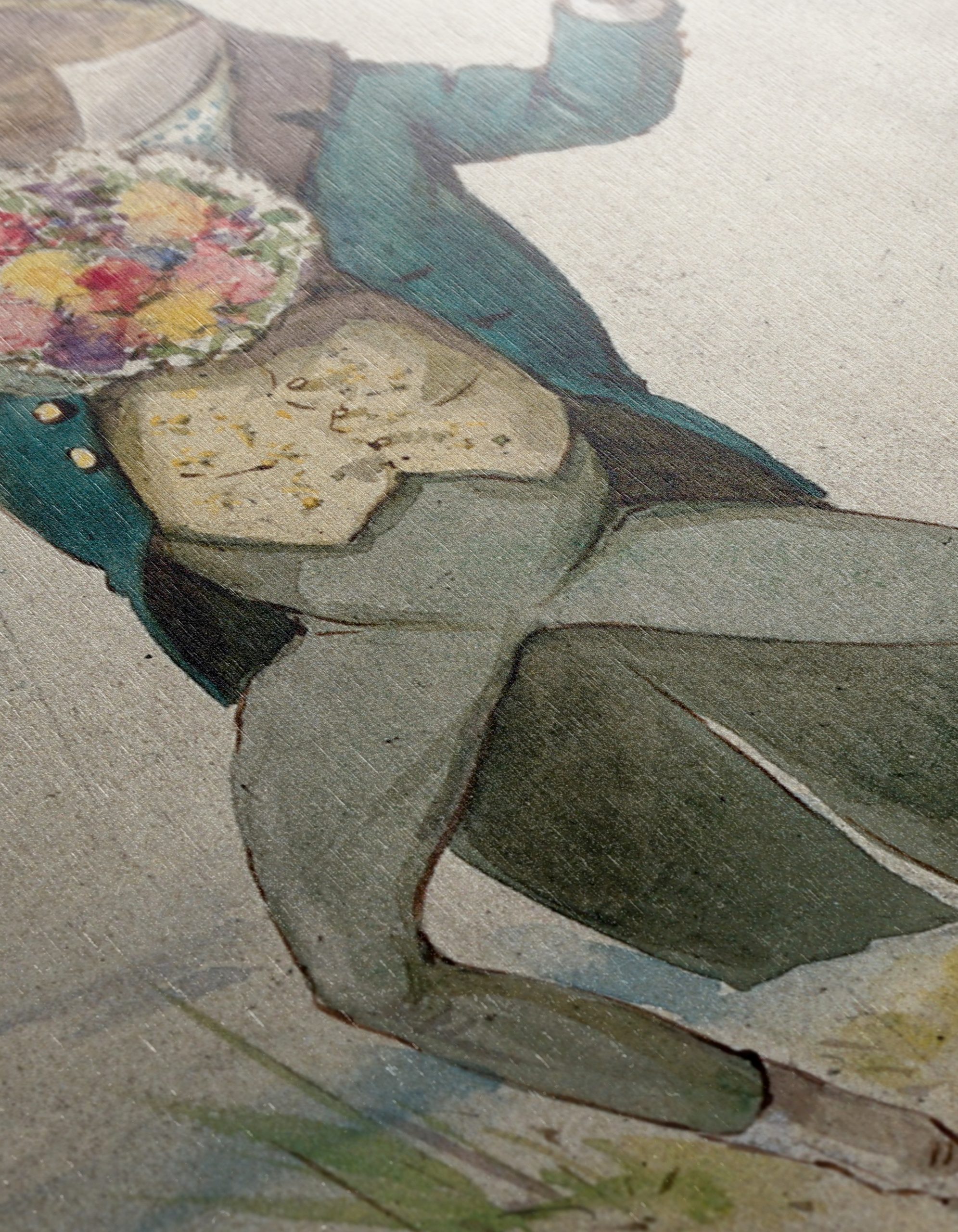 Elegant Frog in a Top Hat Holding Flowers - Image 12