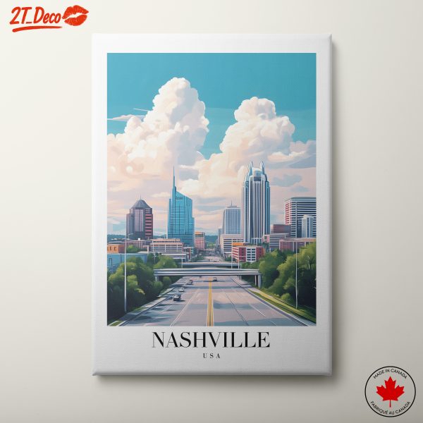 Nashville Cityscape Artwork