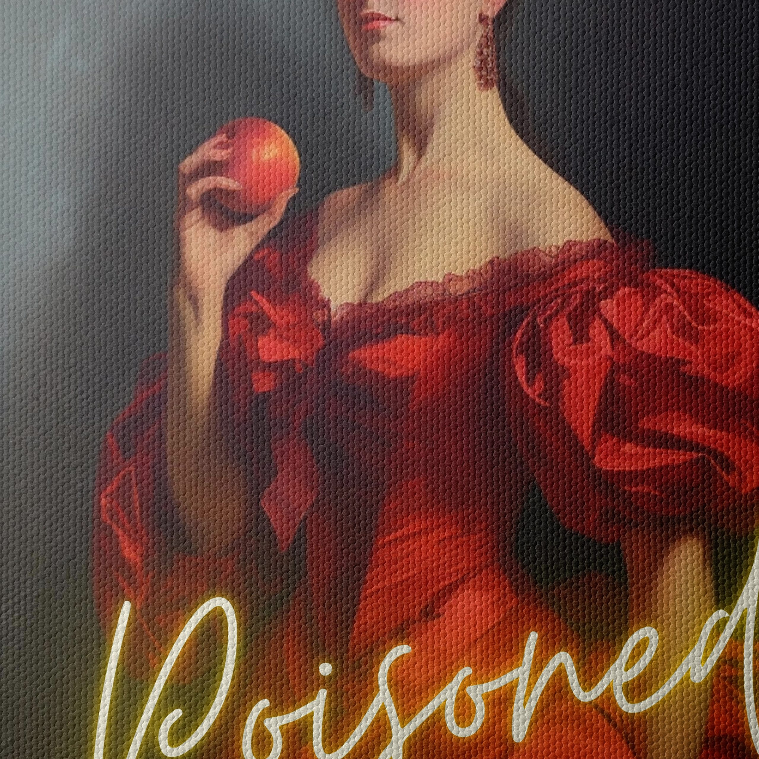Contemporary Portrait of a Woman Holding an Apple - Image 4