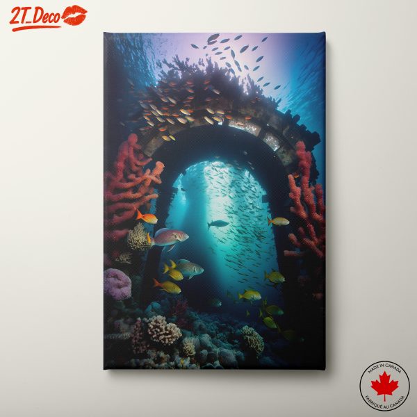 Vibrant Underwater Abstract Marine Life