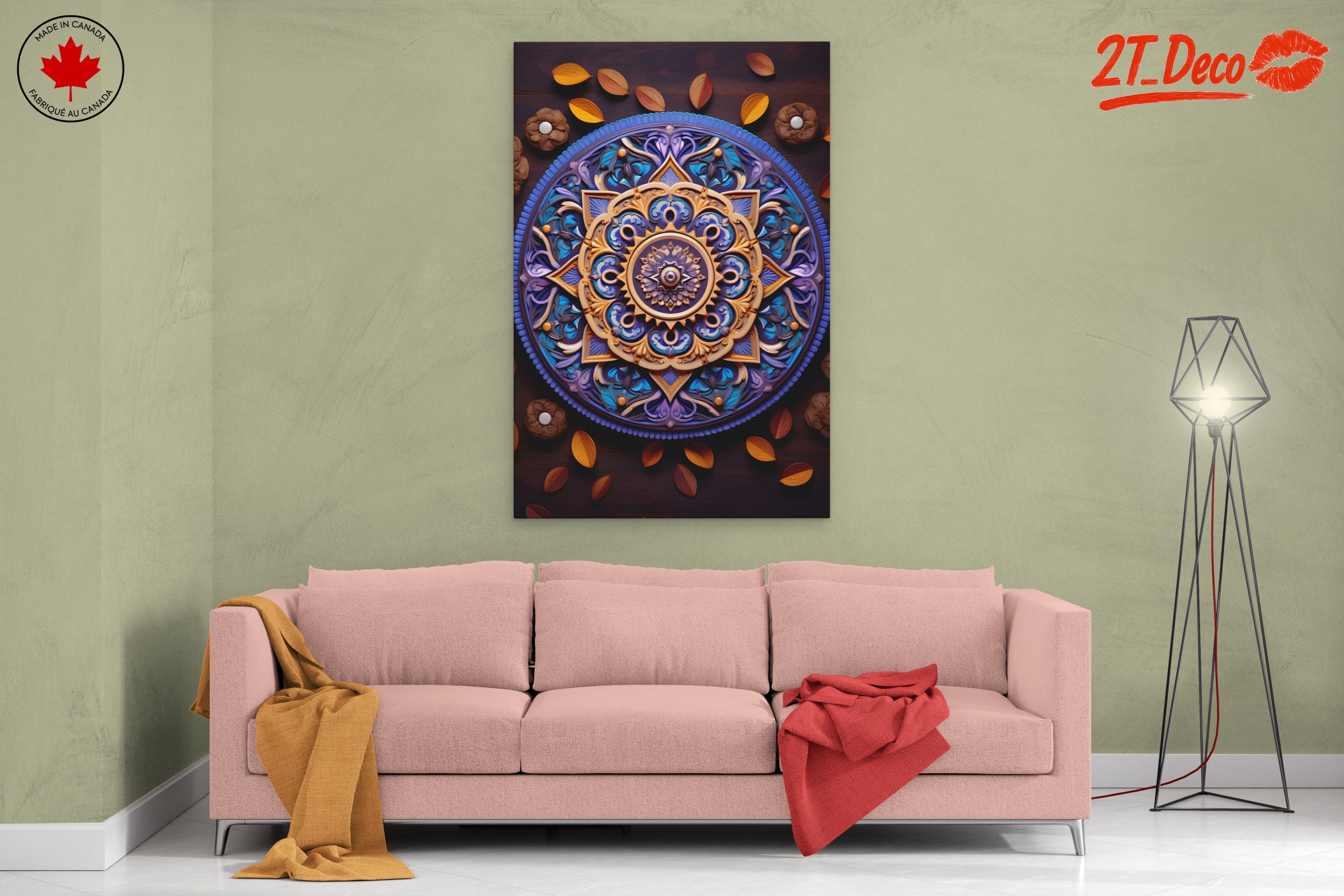 Colorful Abstract Cultural Art Design - Image 2