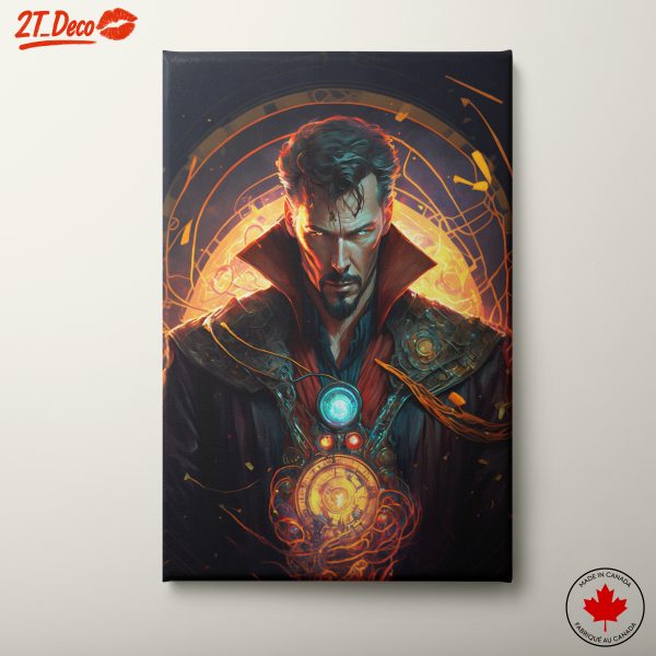 Dynamic Character Illustration with Enchanted Elements