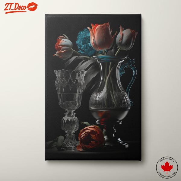 Elegant Floral Still Life Arrangement