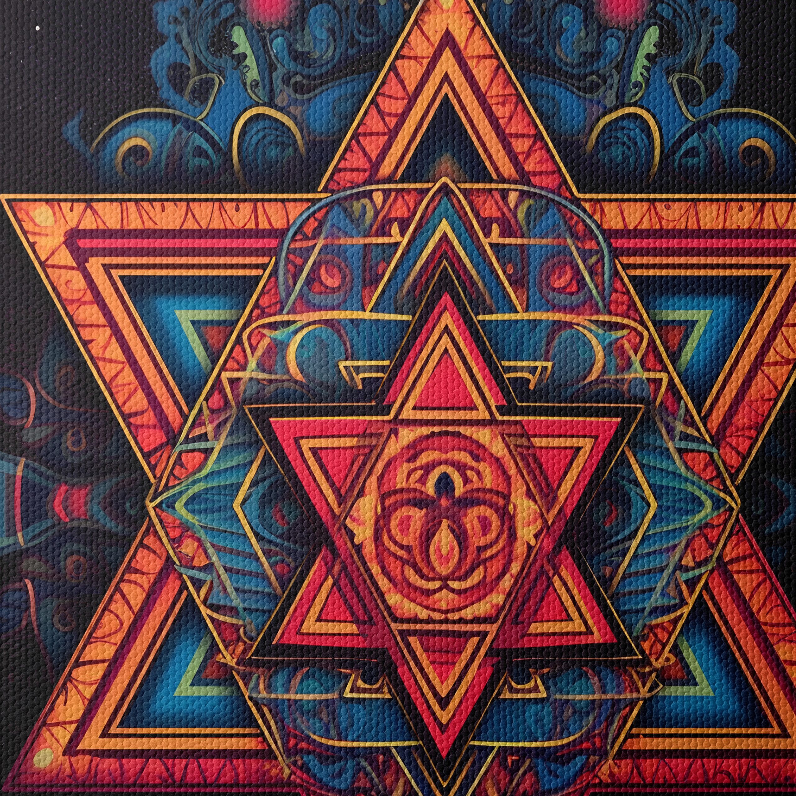 Vibrant Geometric Spiritual Artwork - Image 4