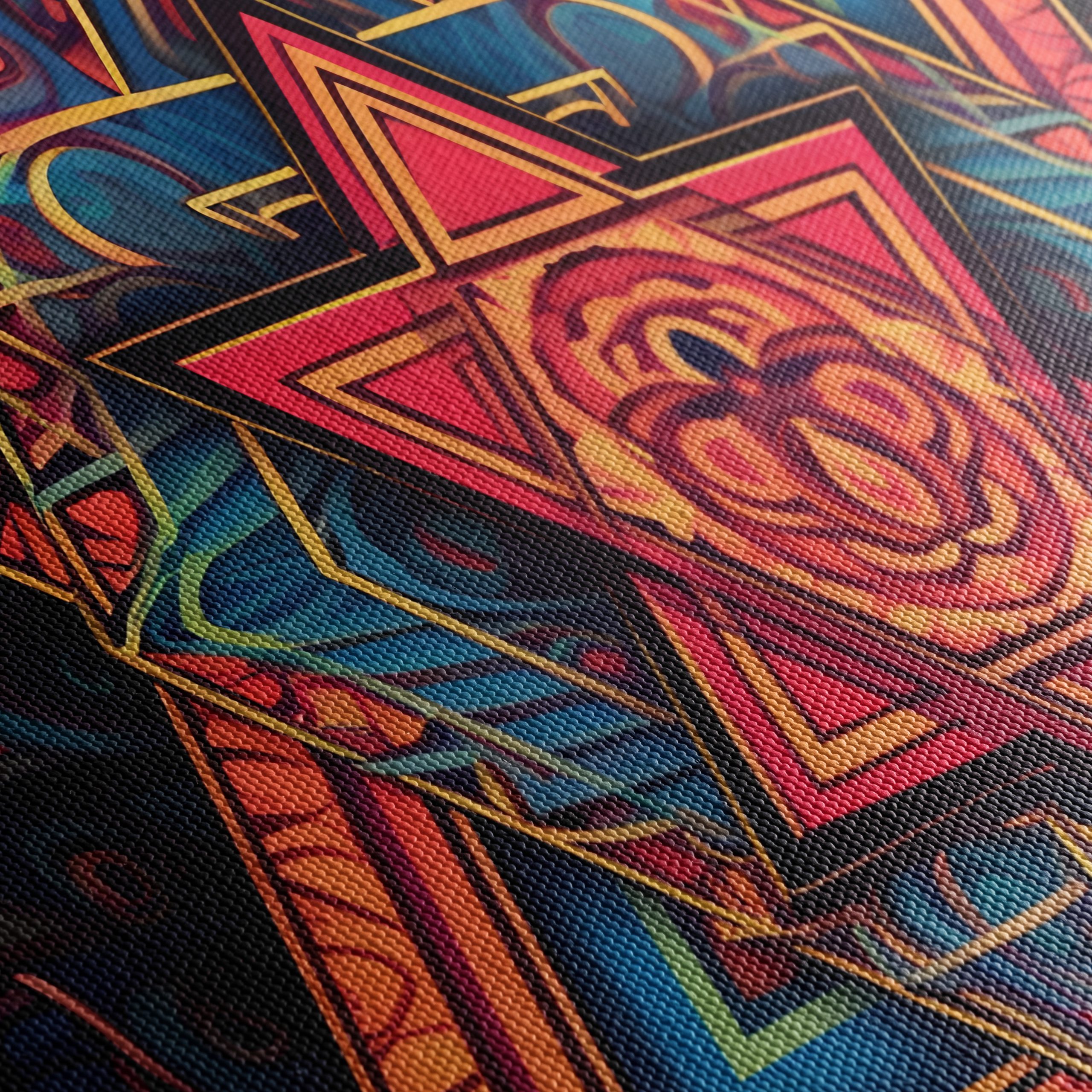 Vibrant Geometric Spiritual Artwork - Image 5