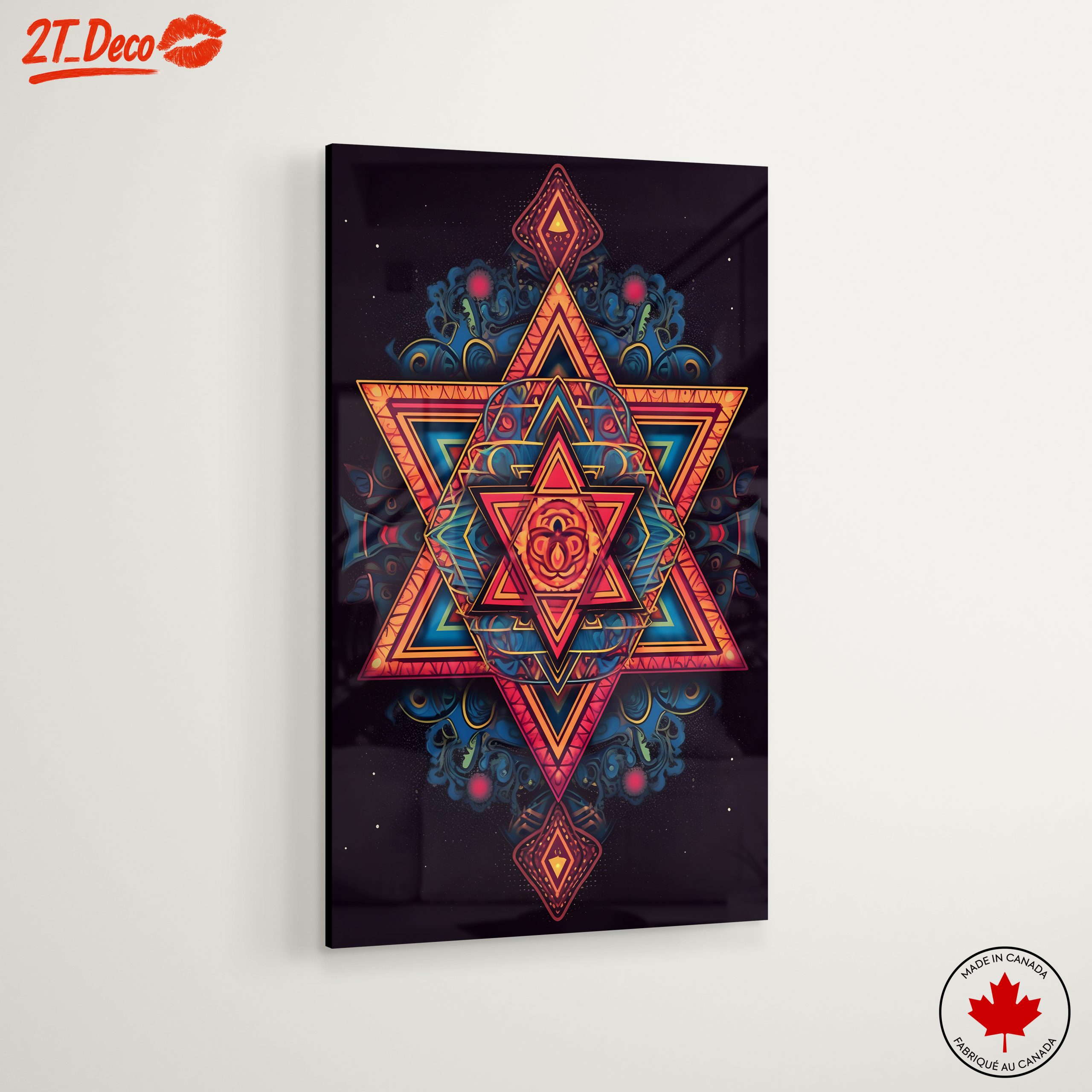 Vibrant Geometric Spiritual Artwork - Image 6