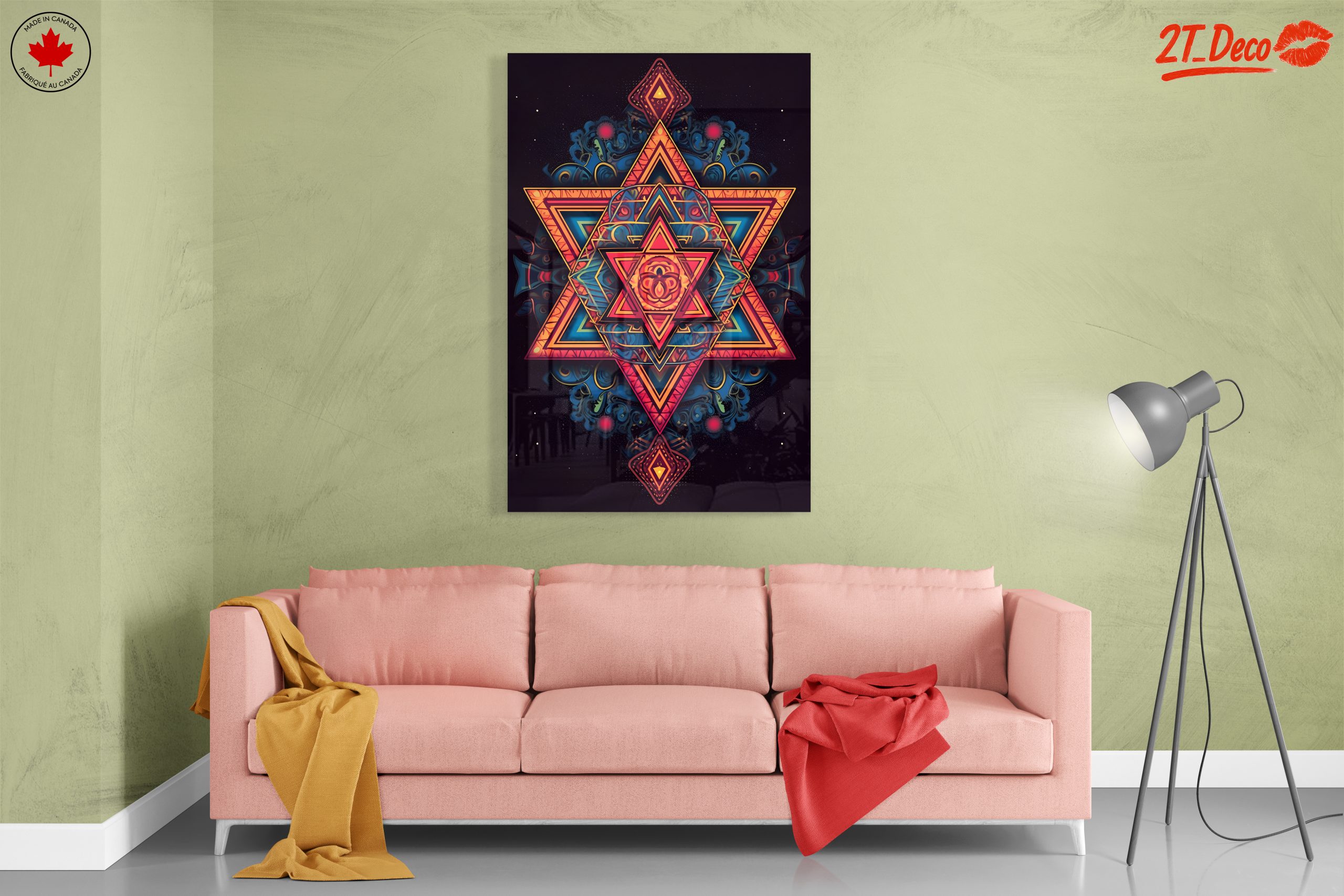 Vibrant Geometric Spiritual Artwork - Image 7