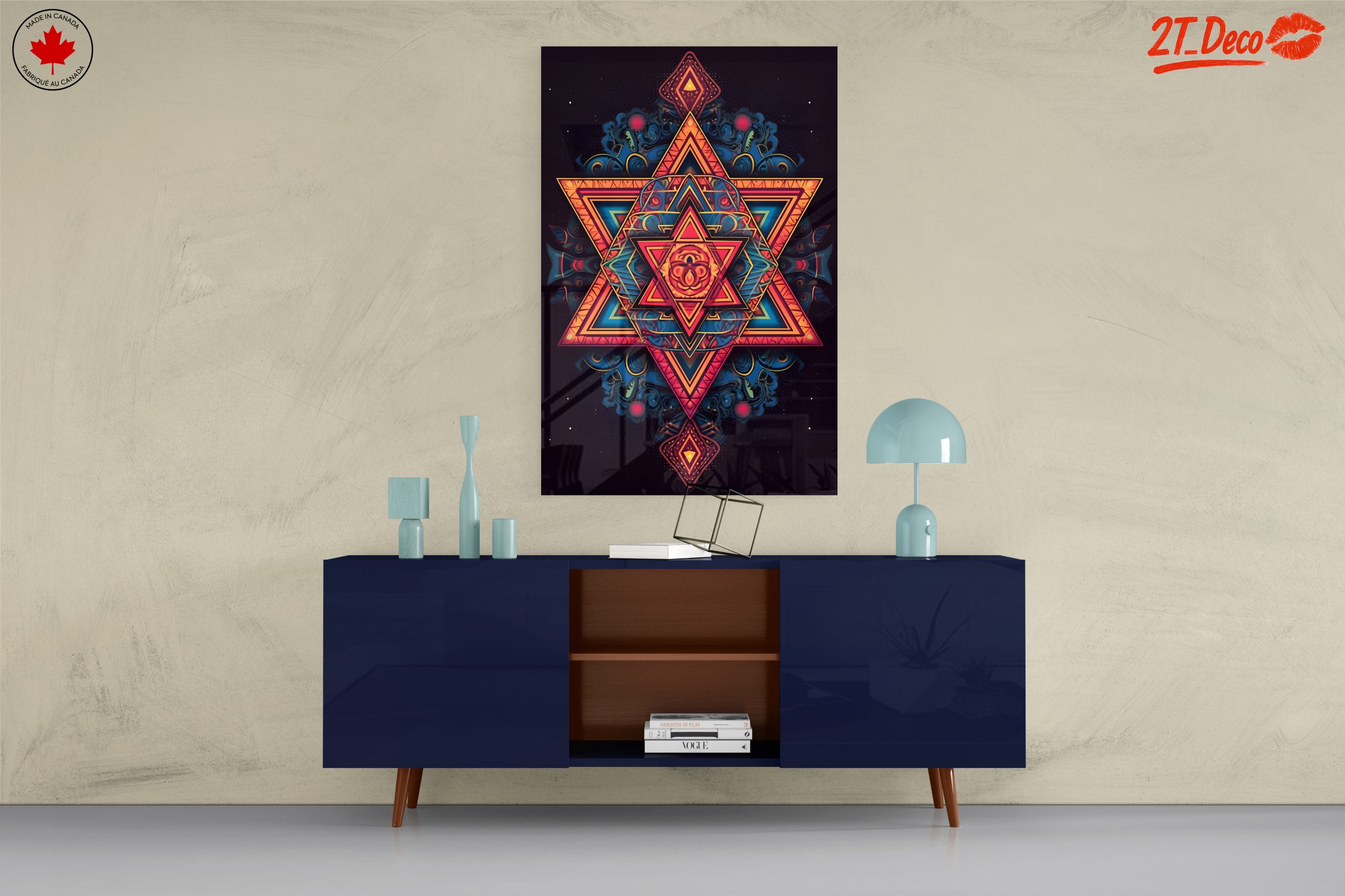 Vibrant Geometric Spiritual Artwork - Image 8