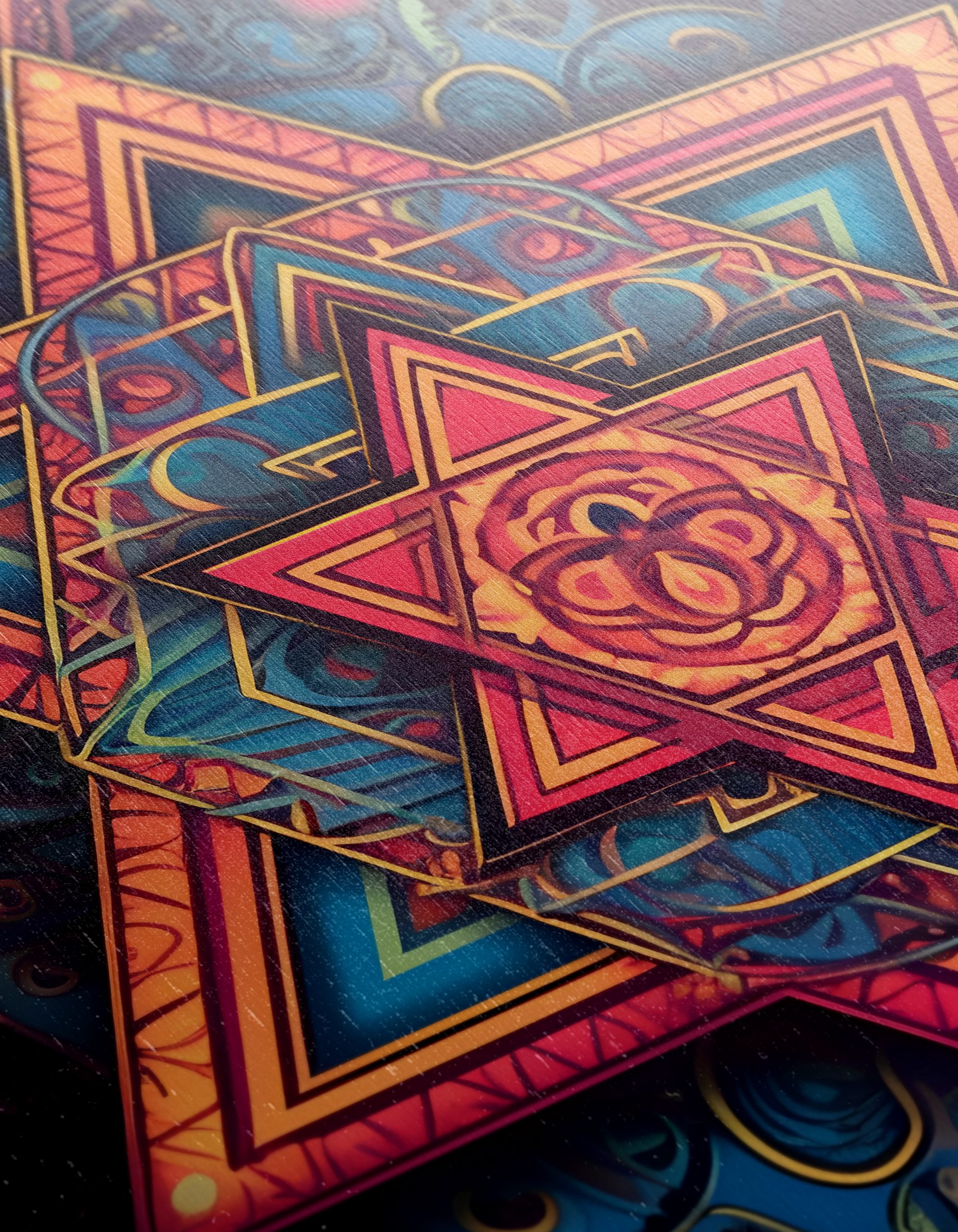 Vibrant Geometric Spiritual Artwork - Image 12