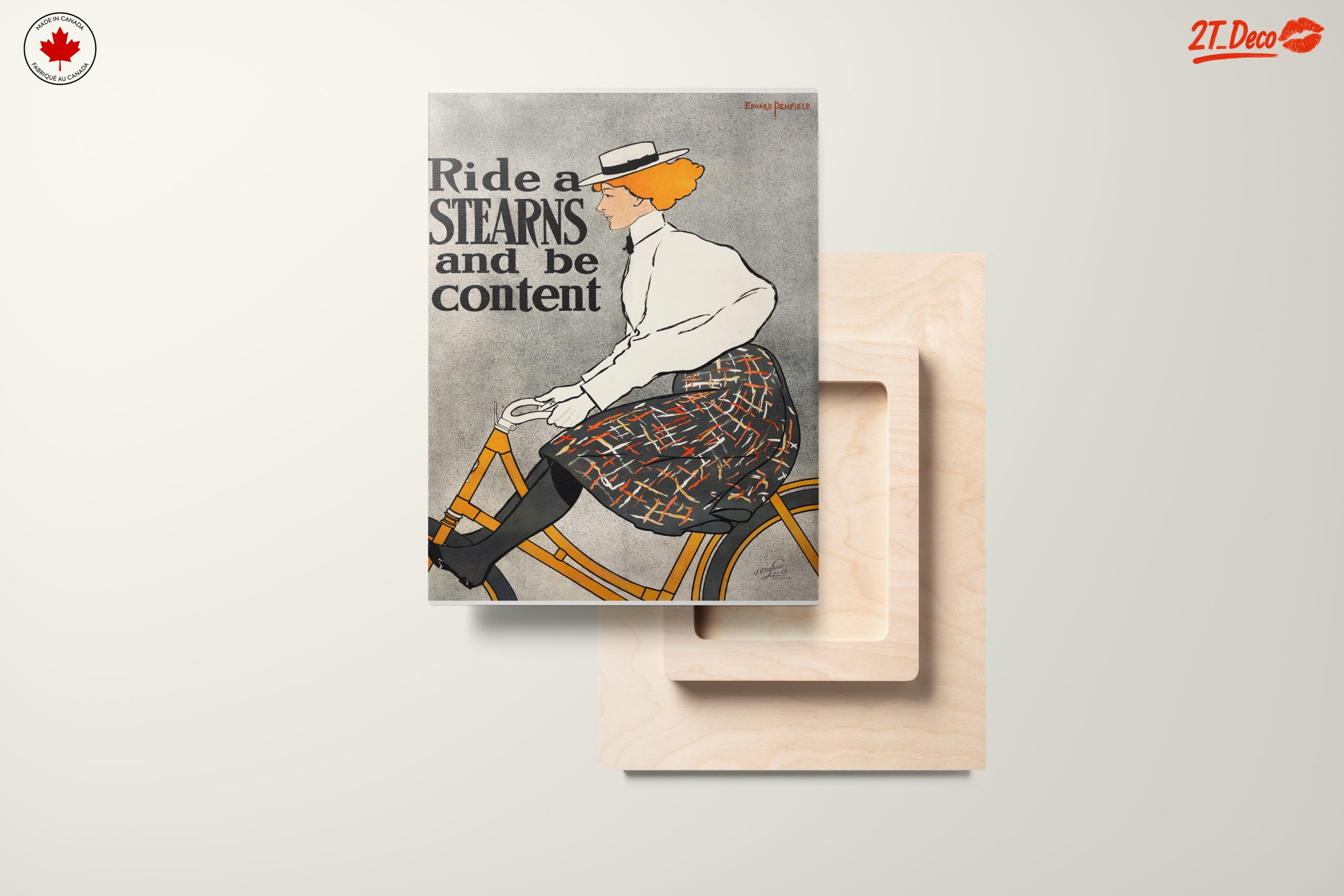 Vintage Cycling Poster Featuring a Woman - Image 11