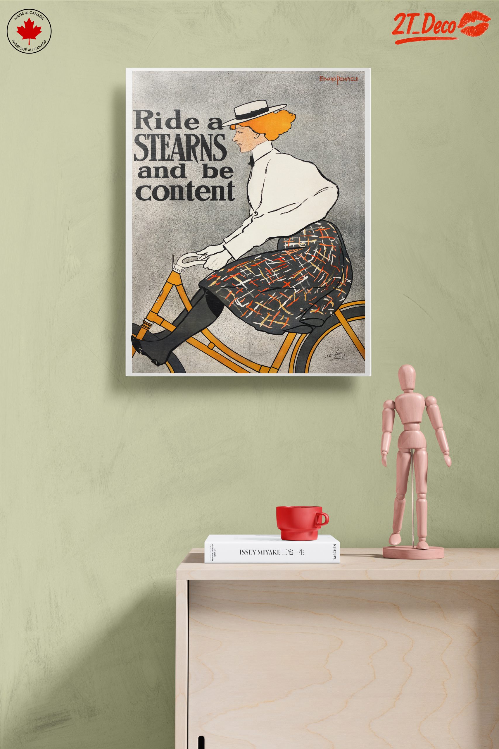Vintage Cycling Poster Featuring a Woman - Image 14