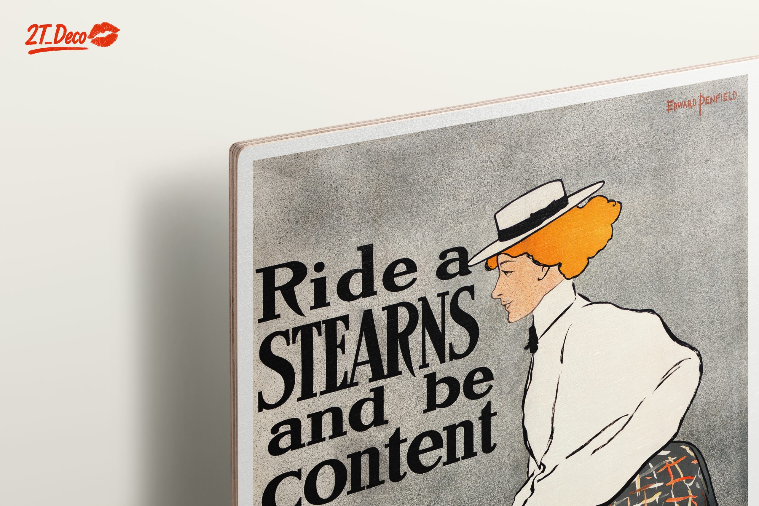 Vintage Cycling Poster Featuring a Woman - Image 15