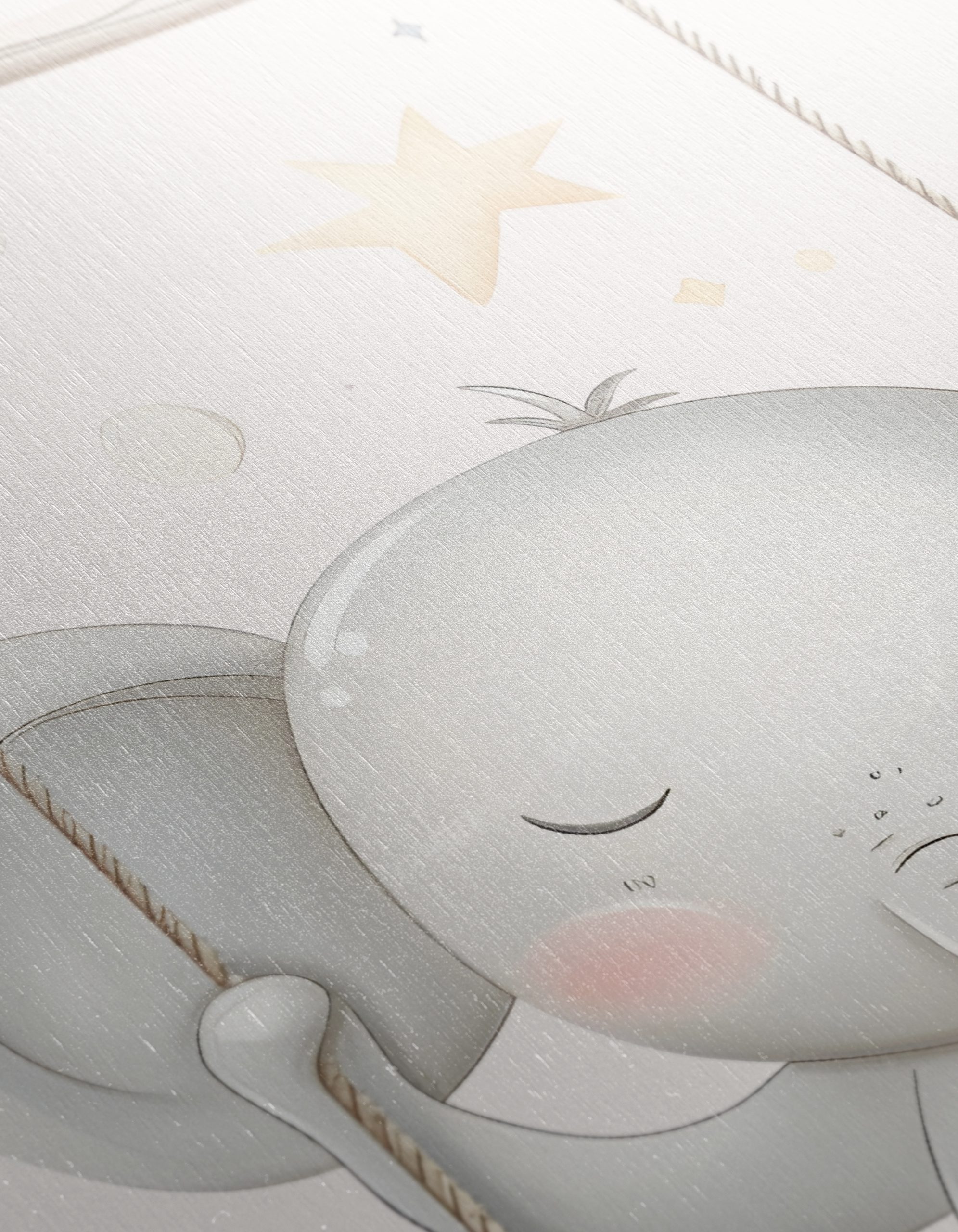 Elephant and Bunny Swinging Together - Image 12