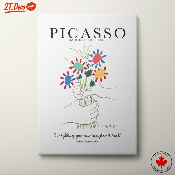 Colorful Bouquet of Peace by Picasso