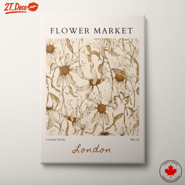 Flower Market Artwork Inspired by London