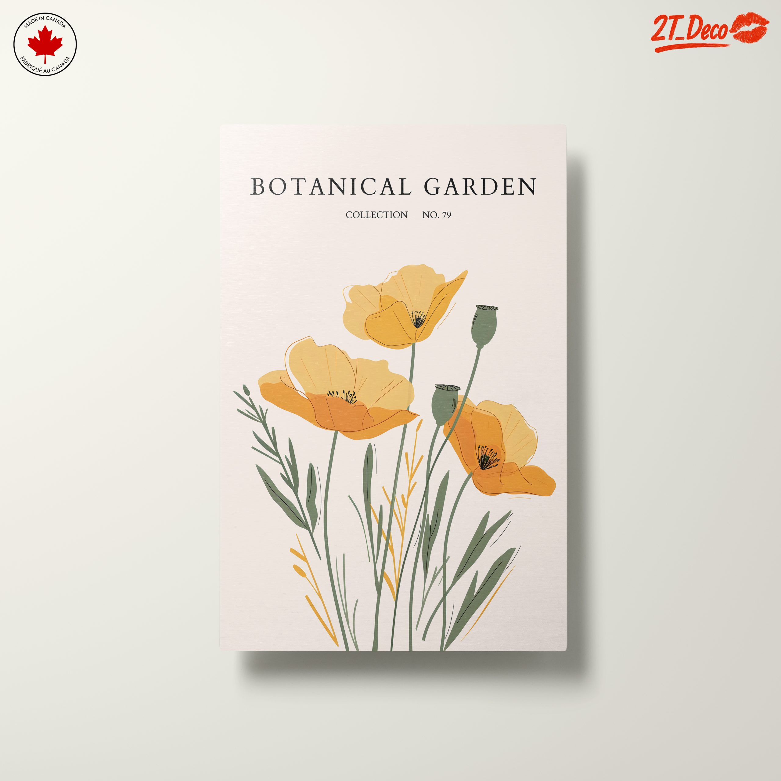 Stylized Botanical Artwork of Flowers - Image 10