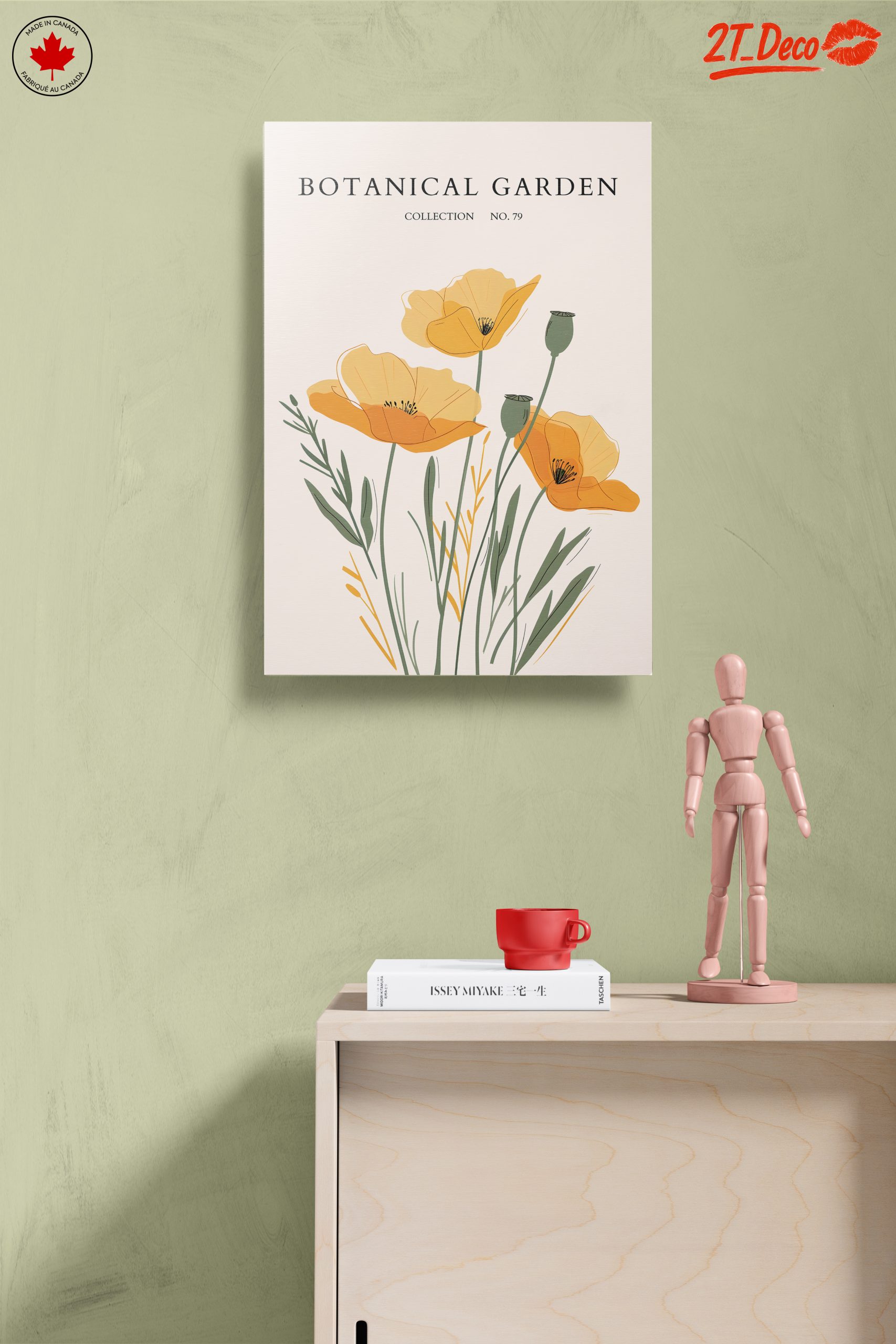 Stylized Botanical Artwork of Flowers - Image 14