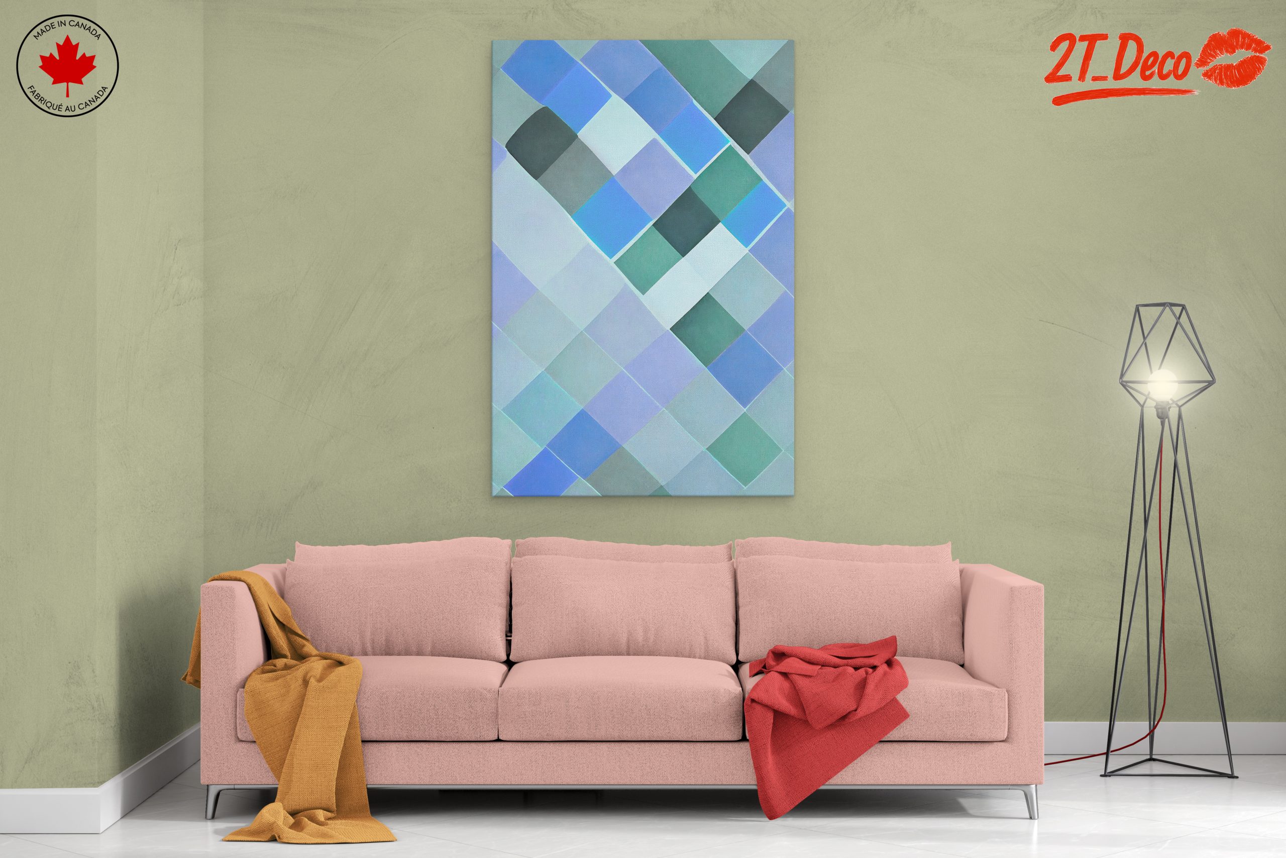 Colorful Abstract Cloud Design for Modern Spaces - Image 2