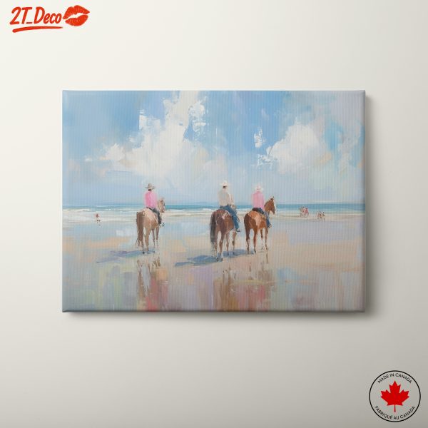 Beachside Riders at Sunset