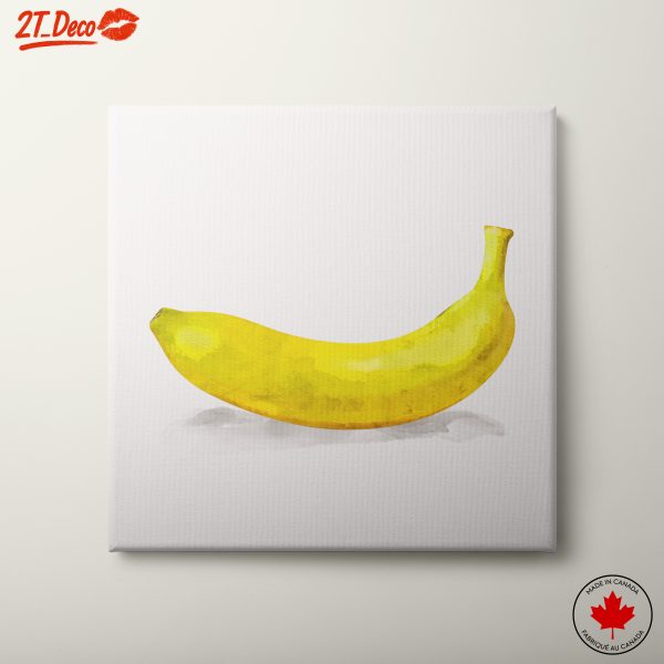 Vibrant Abstract Banana Artwork