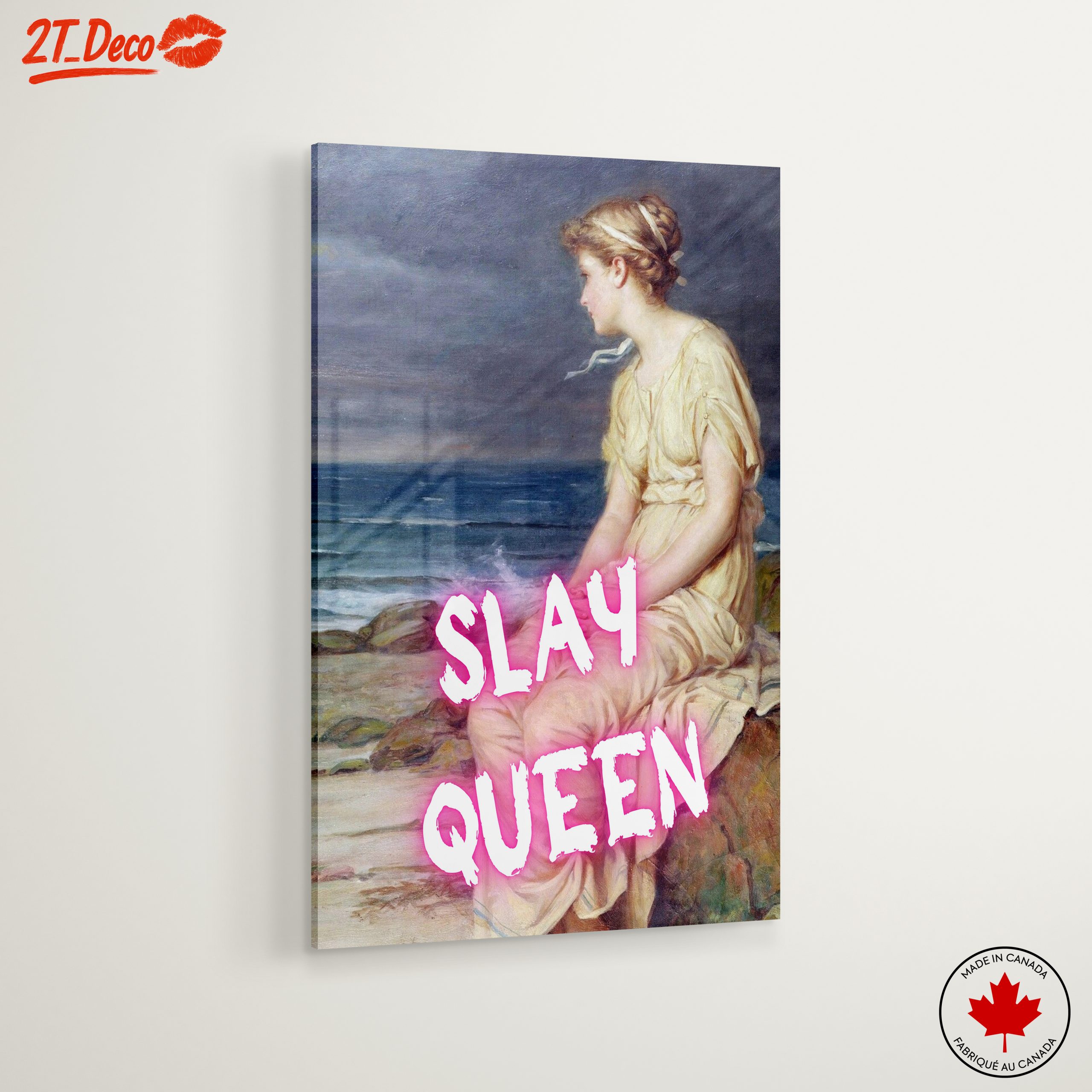 Modern Feminine Portrait with Inspiring Phrase - Image 6