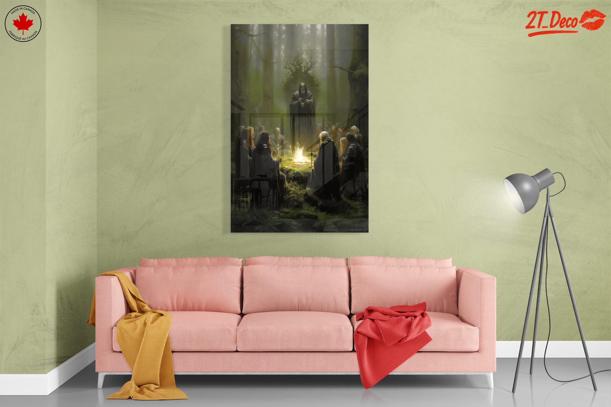 Mystical Gathering of Fantasy Characters in Forest - Image 7