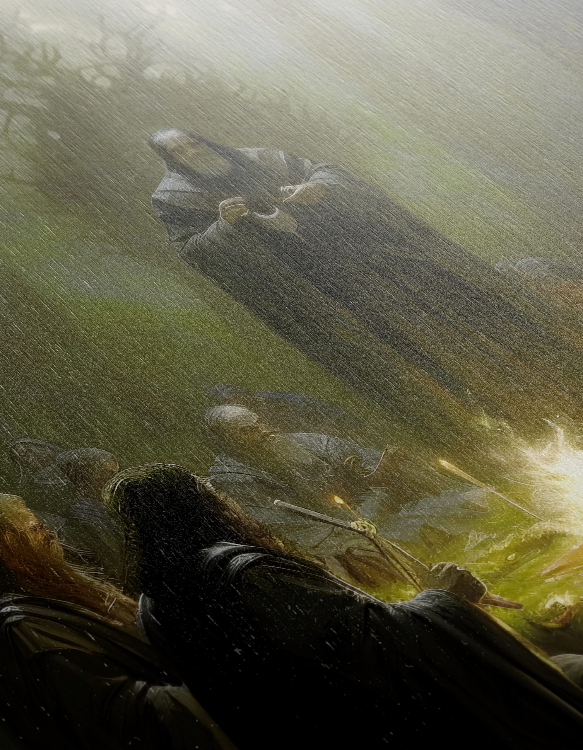Mystical Gathering of Fantasy Characters in Forest - Image 12
