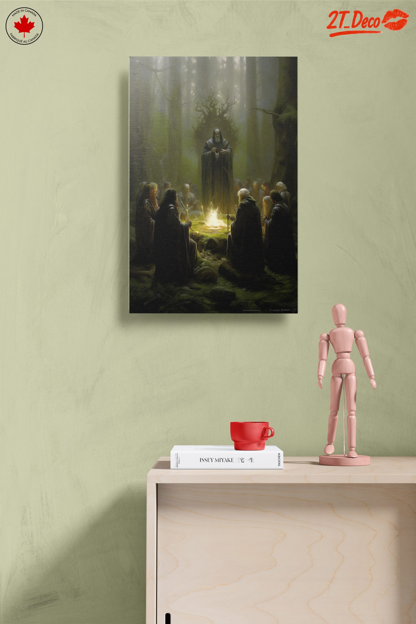 Mystical Gathering of Fantasy Characters in Forest - Image 14