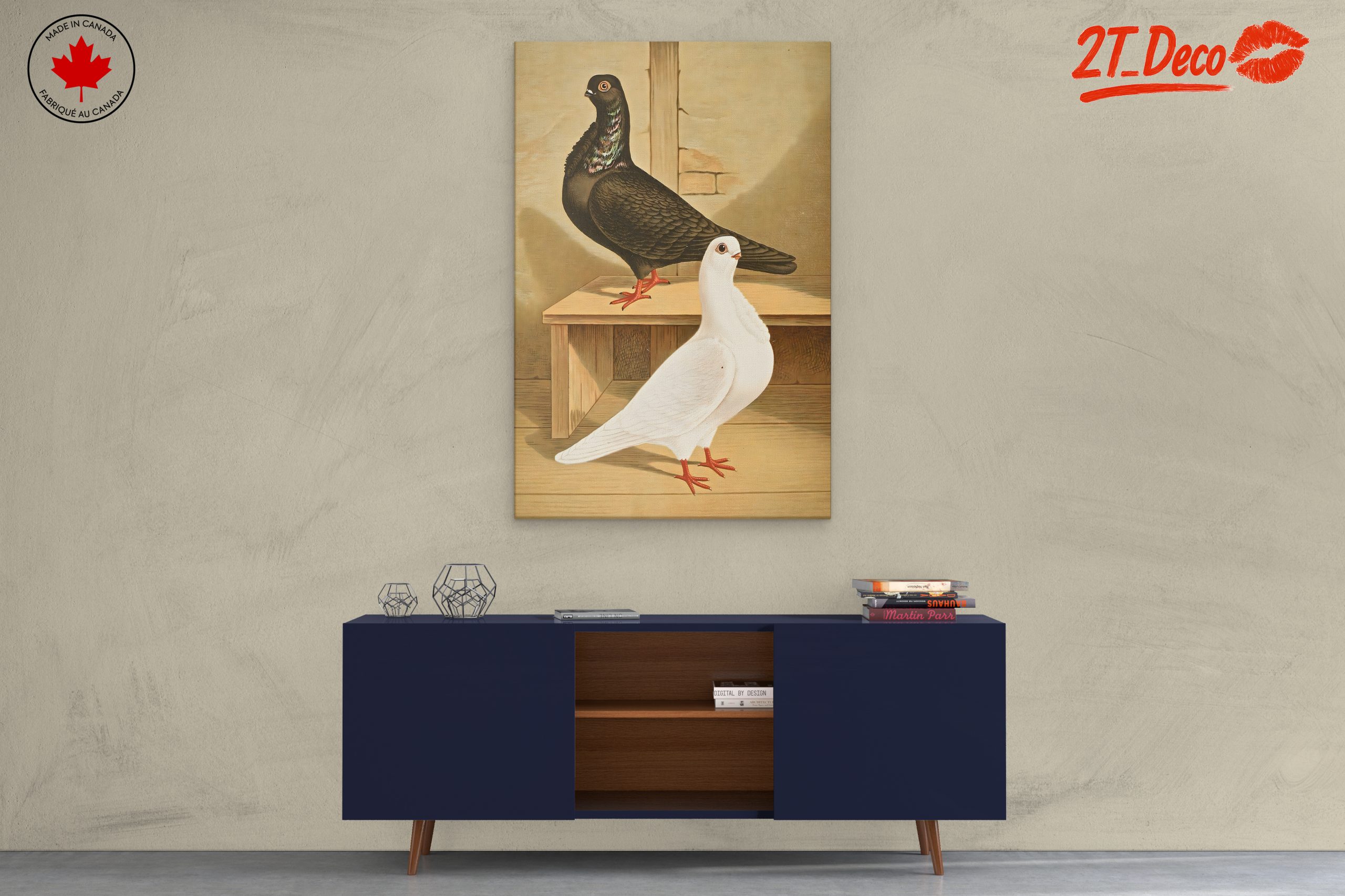 Artistic Representation of Pigeons - Image 3