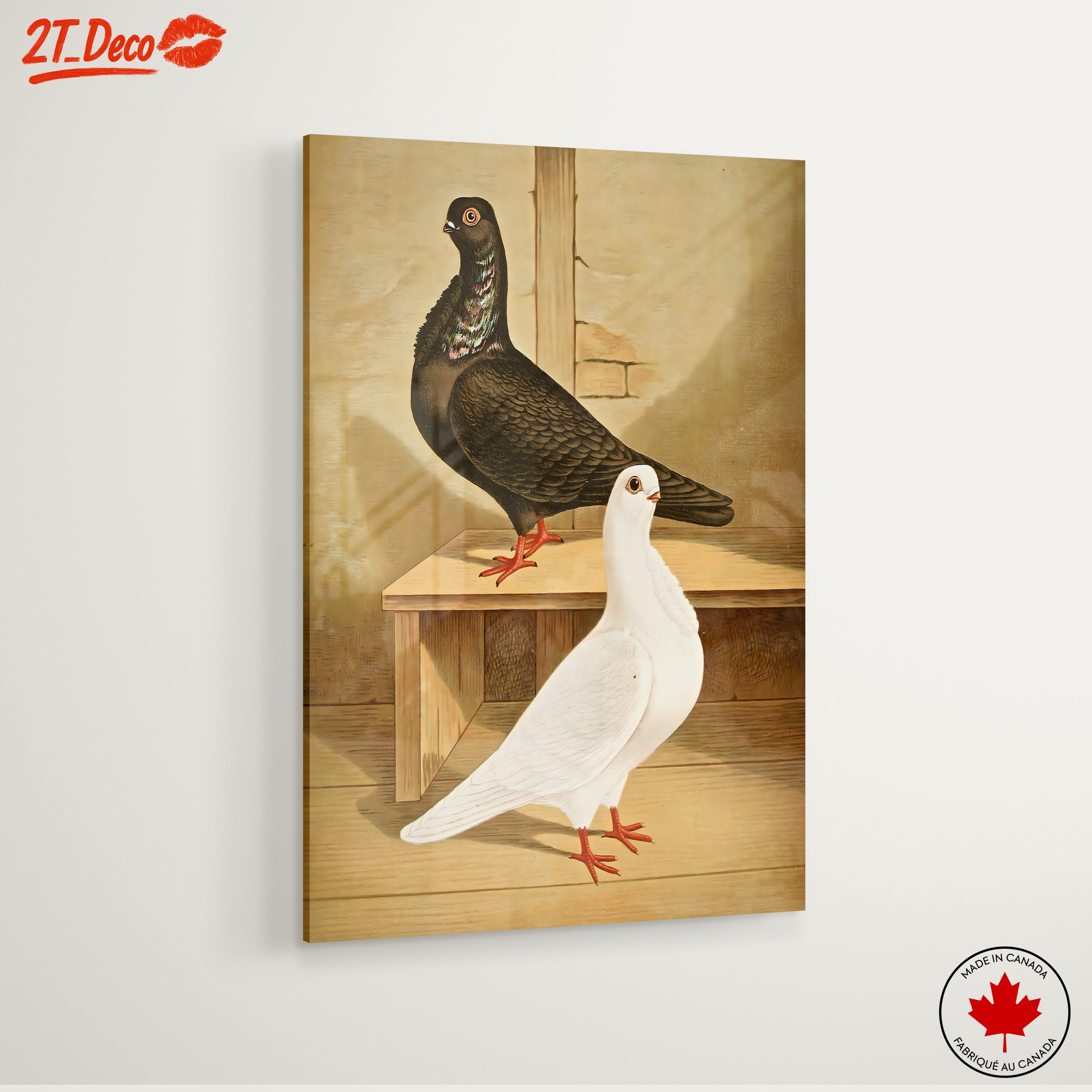 Artistic Representation of Pigeons - Image 6